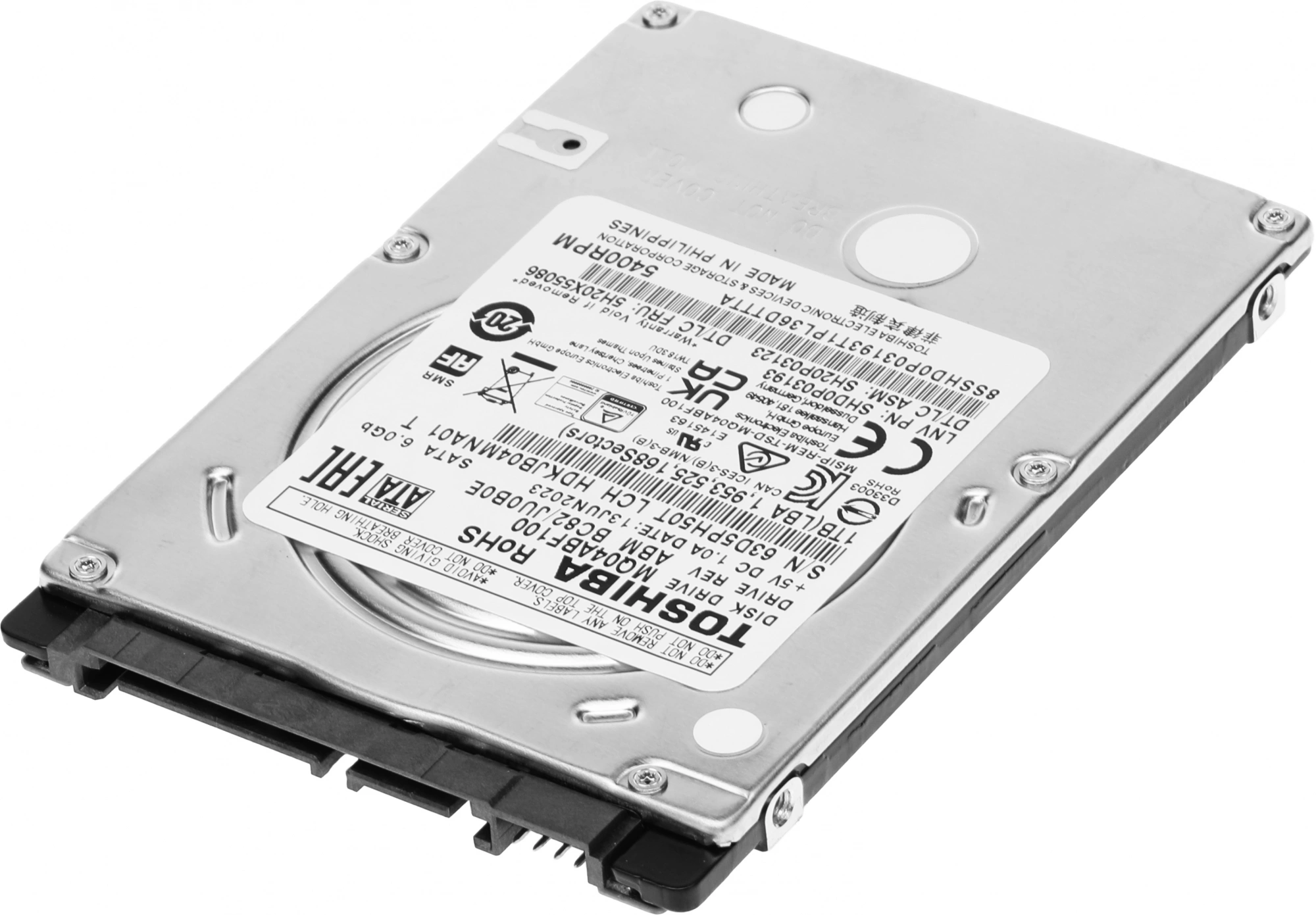Жесткий диск Toshiba SATA-III 1TB MQ04ABF100 Notebook/Desktop MQ04 512E (5400rpm) 128Mb 2.5"