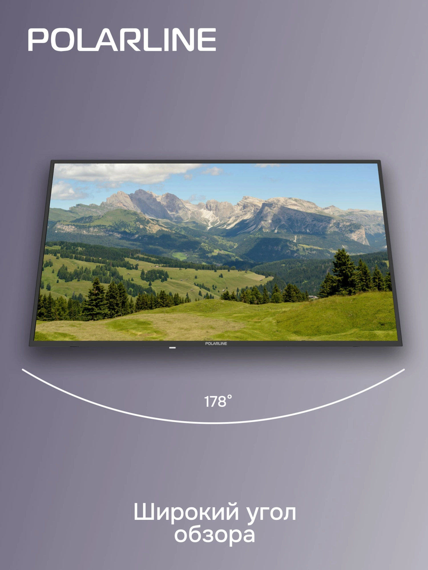 Телевизор LED PolarLine 43" 43PL51TC черный FULL HD 60Hz DVB-T DVB-T2 DVB-C USB (RUS)
