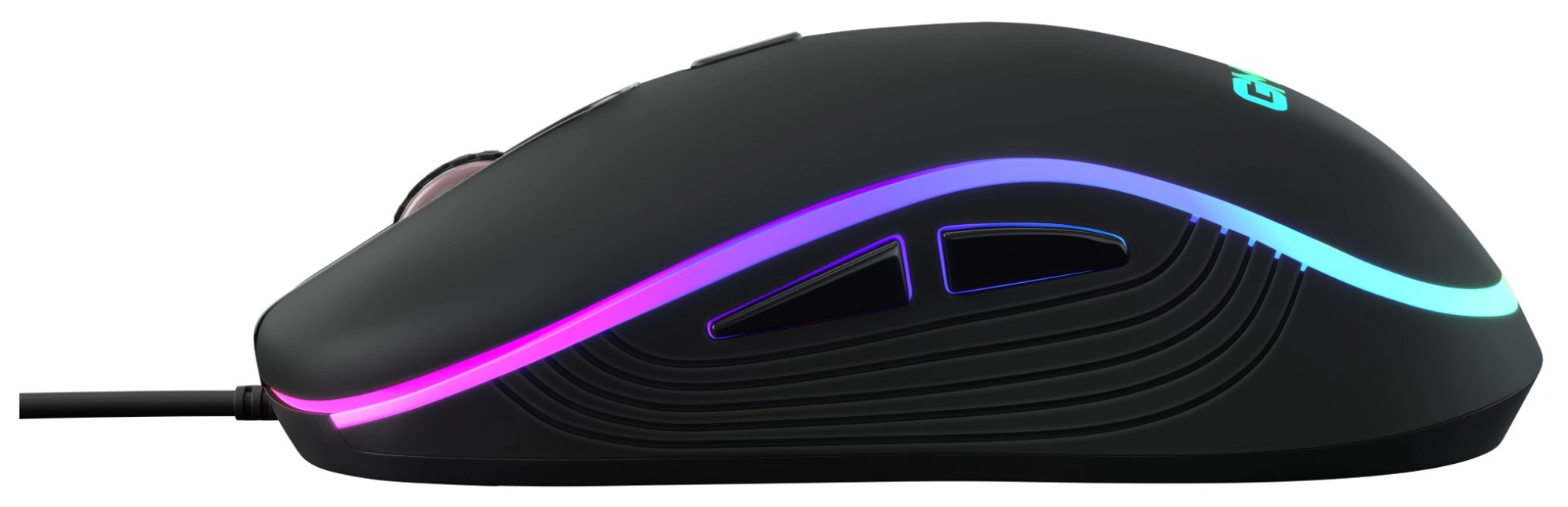 Мышь Оклик 723GM черный оптическая 3200dpi USB 6but (1533533)