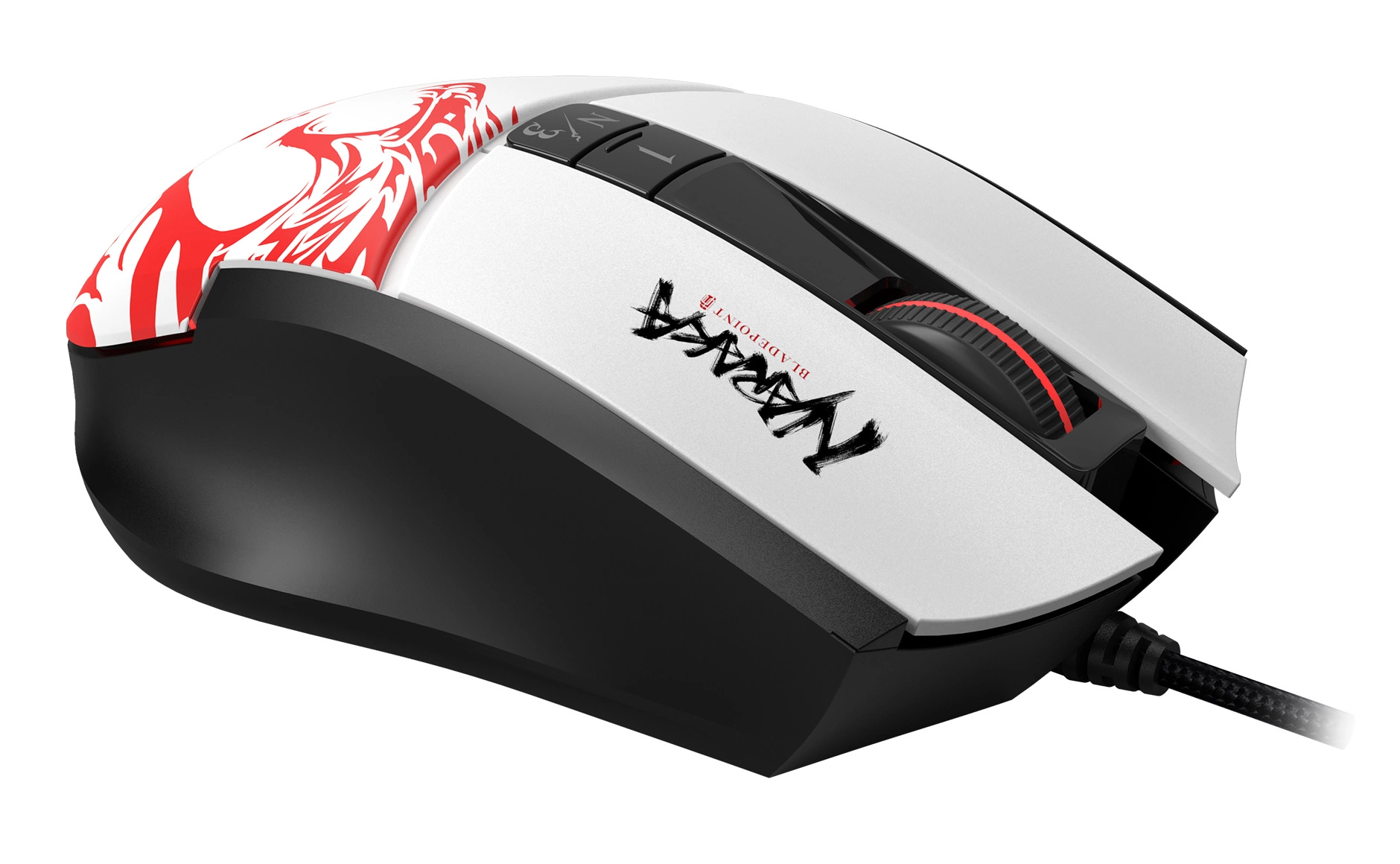 Мышь A4Tech Bloody L65 Max белый/рисунок оптическая 12000dpi USB 6but (L65 MAX NARAKA)