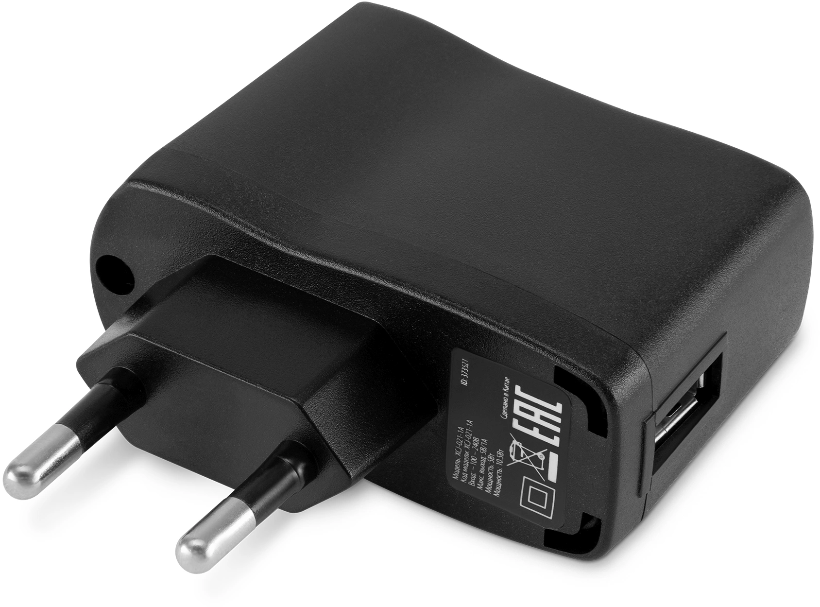 Сетевое зар./устр. Buro XCJ-021-1A 5W 1A USB универсальное черный