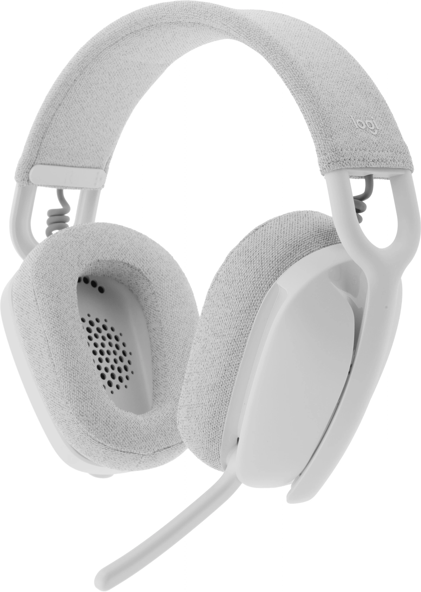 Наушники с микрофоном Logitech ZONE Vibe 100 белый мониторные BT оголовье (981-001219)
