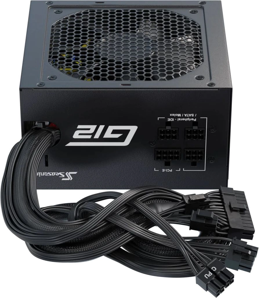 Блок питания Seasonic ATX 650W G12 GM-650 80+ gold (20+4pin) APFC 120mm fan 6xSATA RTL