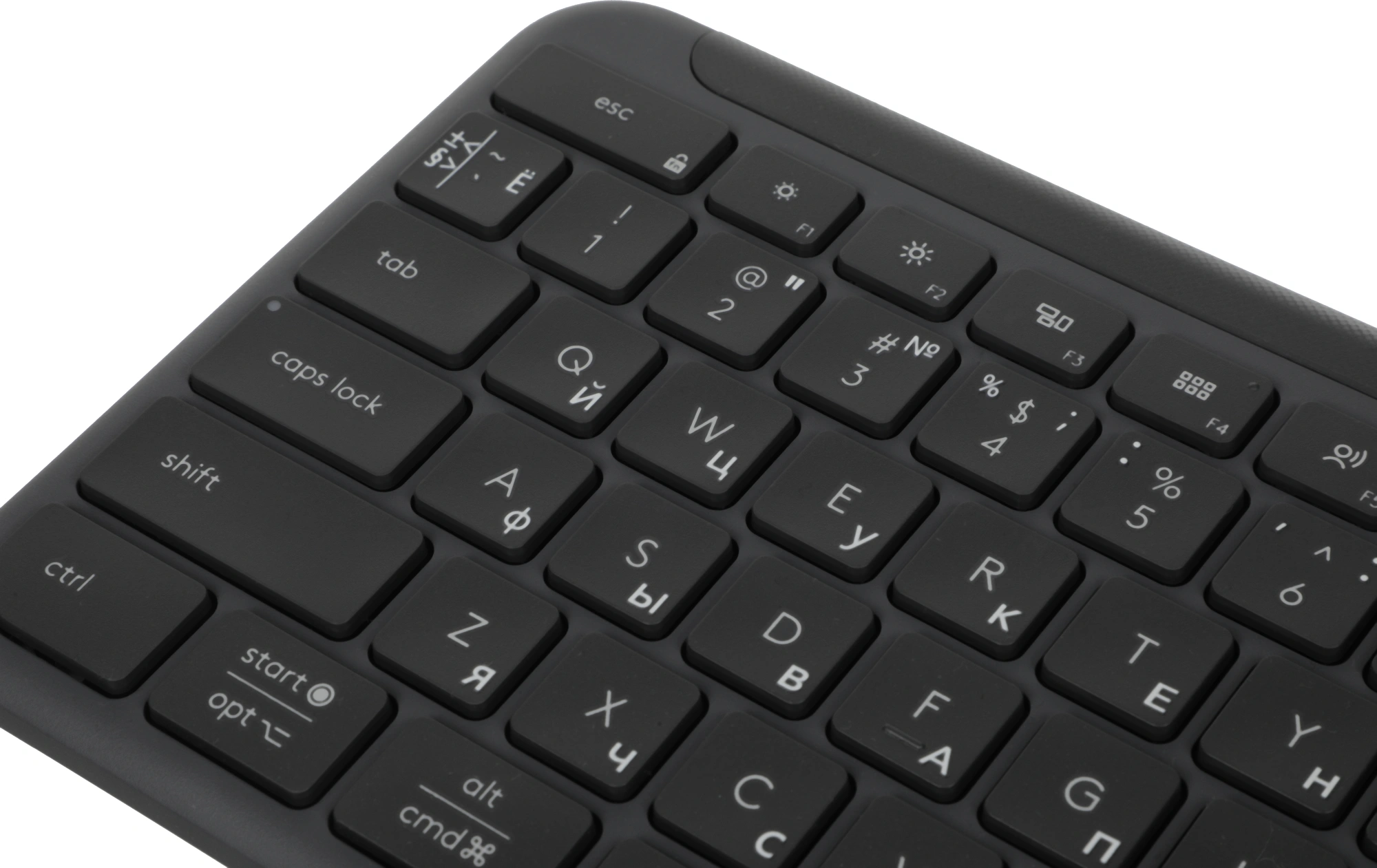 Клавиатура Logitech K950 черный USB беспроводная BT/Radio slim (920-012434)