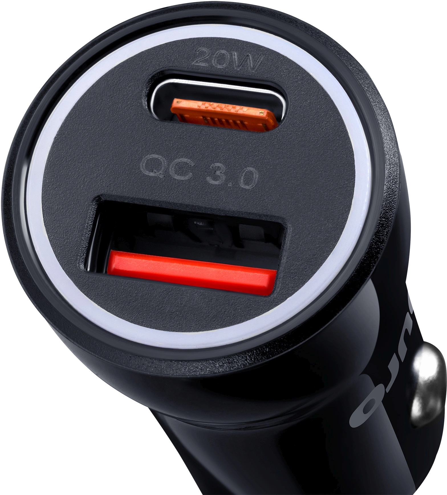 Автомобильное зар./устр. Buro BUCN1 18W 3A (PD+QC) USB-C/USB-A универсальное черный (BUCN18P110BK)