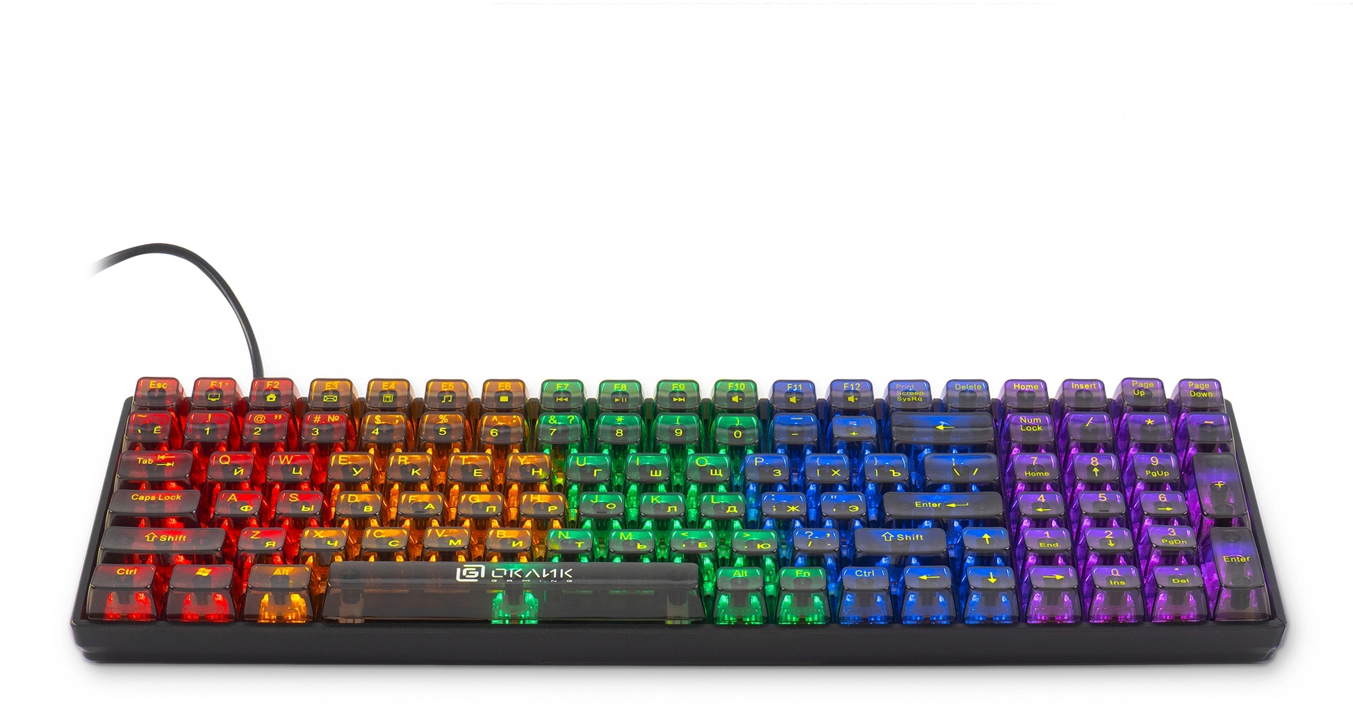 Клавиатура Оклик 915GK механическая черный USB for gamer (1790371)