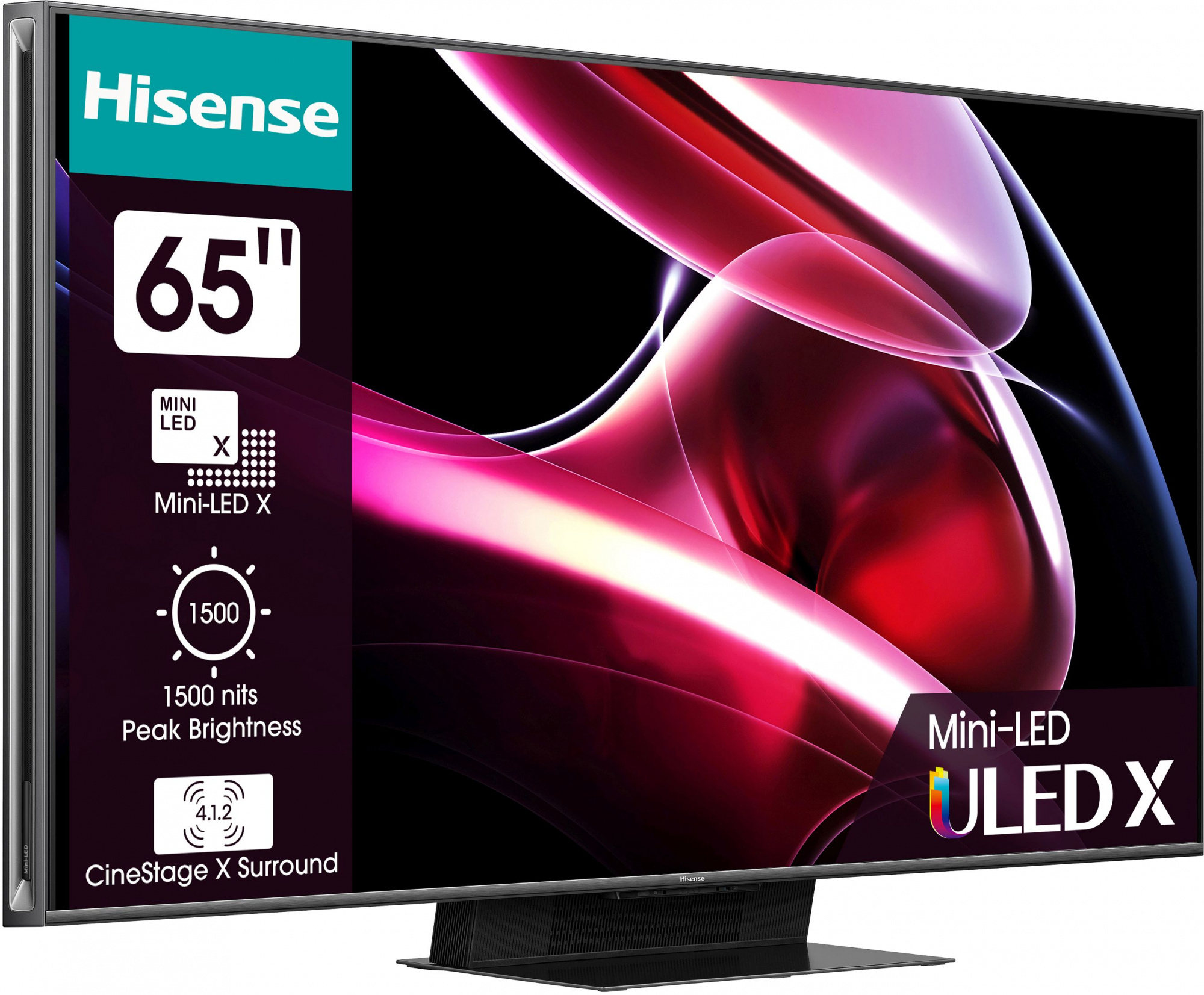 Телевизор LED Hisense 65" 65UXKQ темно-серый 4K Ultra HD 120Hz DVB-T DVB-T2 DVB-C DVB-S DVB-S2 USB WiFi Smart TV