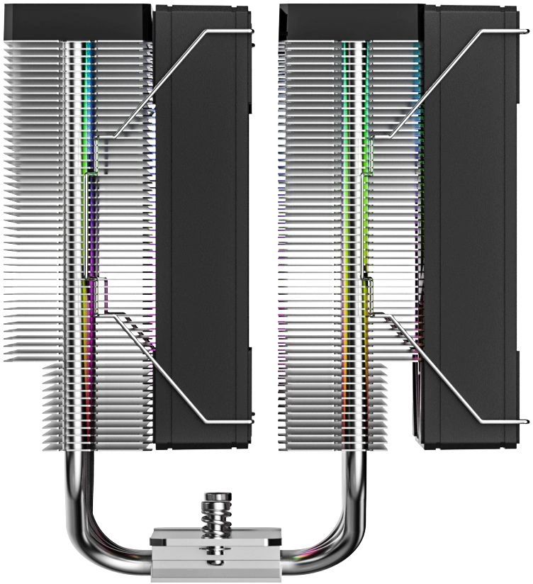 Устройство охлаждения(кулер) ID-Cooling Frozn A620 Pro Se ARGB Soc-AM5/AM4/1200/1700/1851 черный 4-pin 15-27.2dB Al+Cu 260W 1020gr Ret (FROZN A620 PRO SE ARGB)