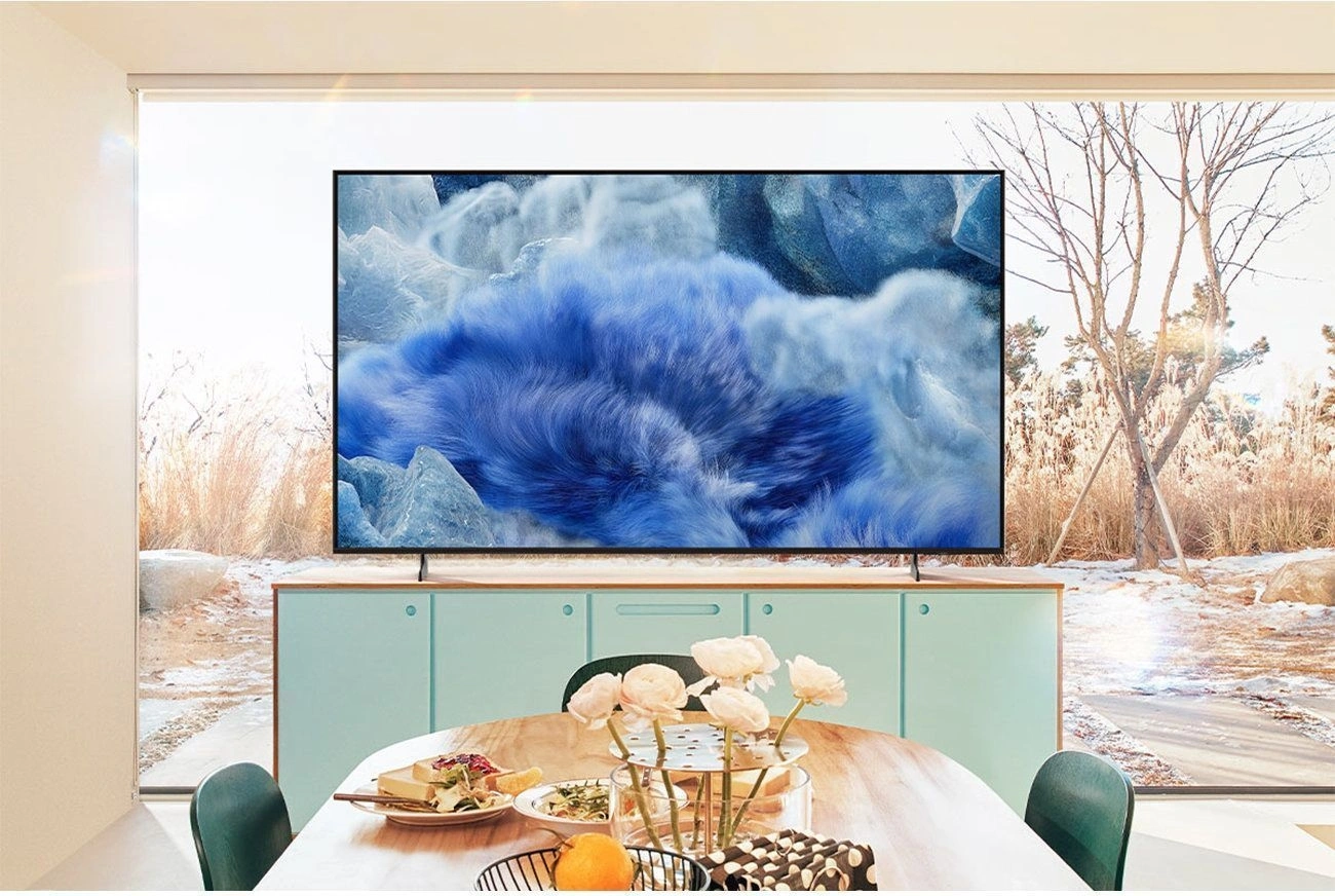 Телевизор QLED Samsung 65" QE65Q8FAAUXRU Series 9 темно-серый/черный 4K Ultra HD 60Hz DVB-T2 DVB-C DVB-S2 USB WiFi Smart TV