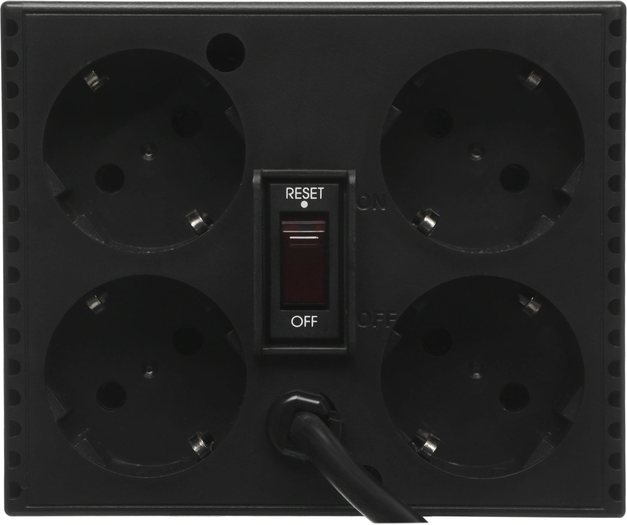 Стабилизатор напряжения Powercom TCA-1200 600Вт 1200ВА черный