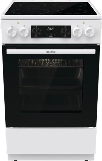 Плита Электрическая Gorenje GEC5C61WG белый стеклокерамика (без крышки)