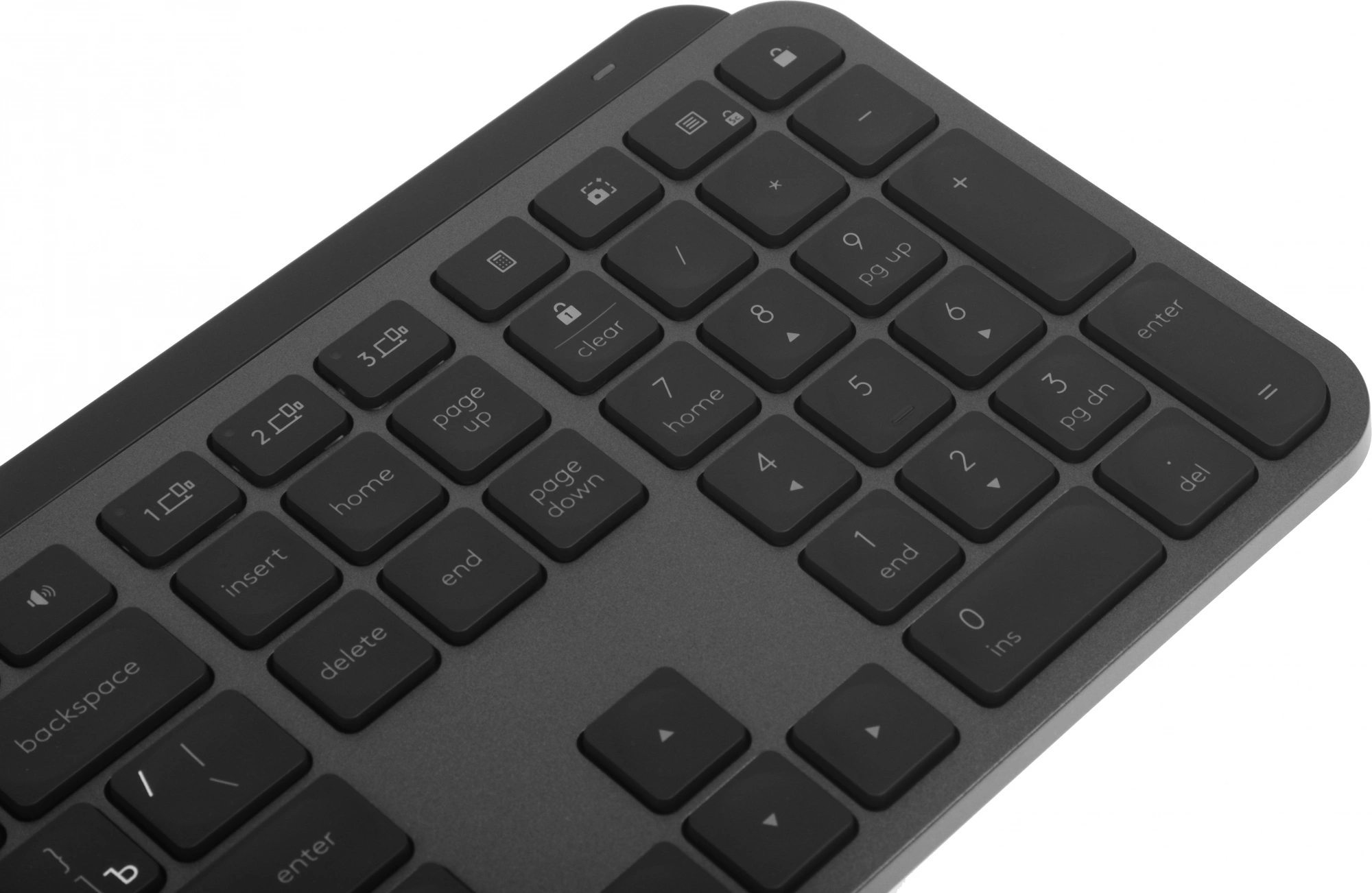 Клавиатура Logitech MX Keys S графитовый/черный USB беспроводная BT/Radio LED (920-011600)