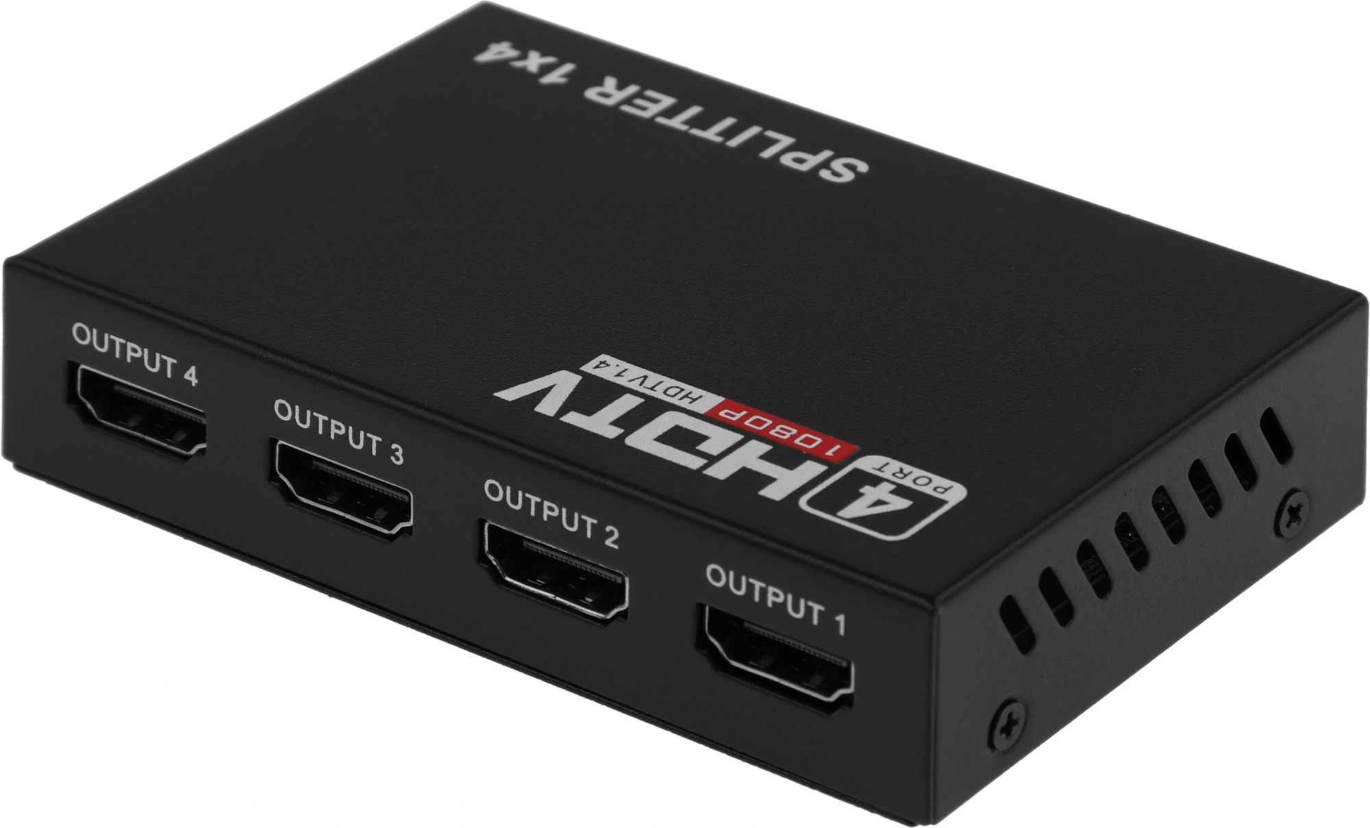 Сплиттер аудио-видео Premier 5-872-4 HDMI (f)/4xHDMI (f) черный