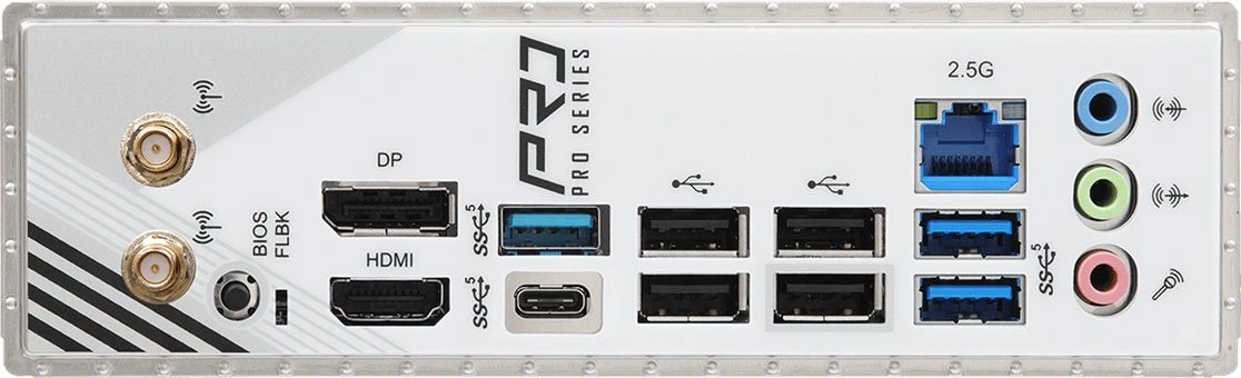 Материнская плата Asrock A620AM Pro RS WiFi Socket AM5 AMD A620A 4xDDR5 mATX AC`97 8ch(7.1) 2.5Gg RAID+HDMI+DP