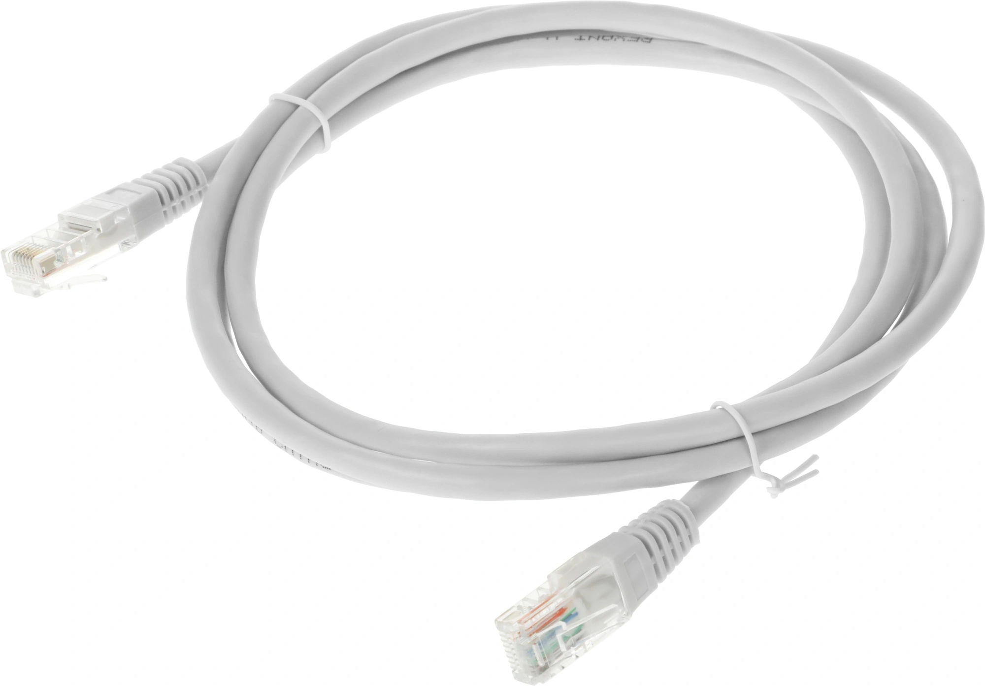 Патч-корд Rexant 18-1004 UTP RJ-45 вил.-вилка RJ-45 кат.5E 1.5м серый ПВХ