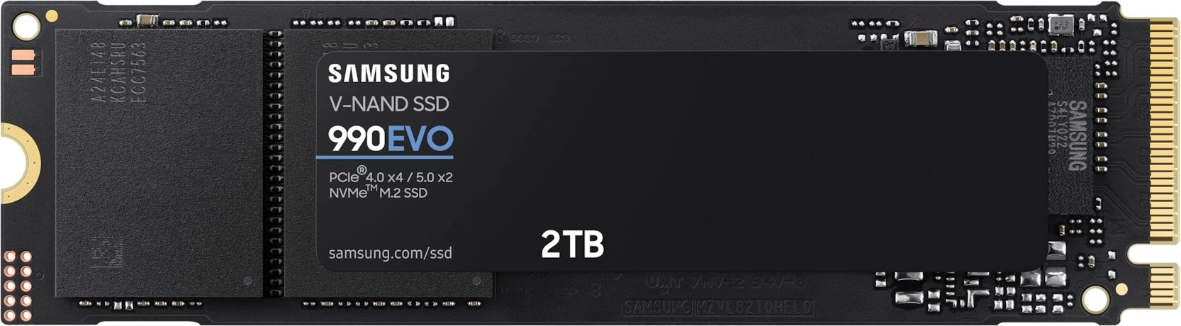 Накопитель SSD Samsung PCIe 4.0 x4 2TB MZ-V9E2T0BW 990 EVO M.2 2280