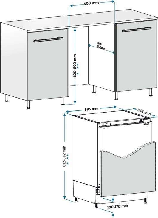 Freezer Hyundai HBF 0810 white