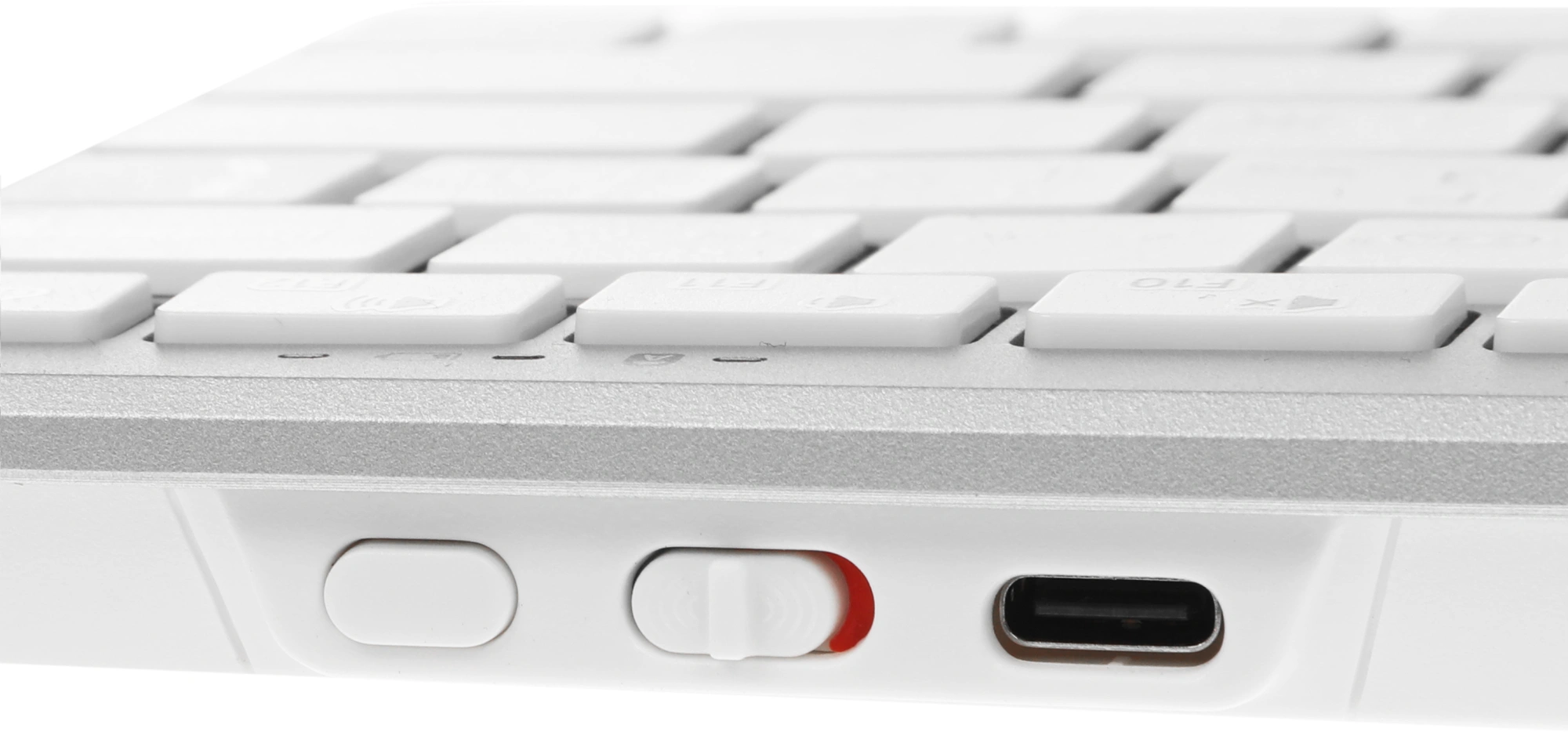 Клавиатура A4Tech FBX51C белый USB беспроводная BT/Radio slim Multimedia (FBX51C WHITE)