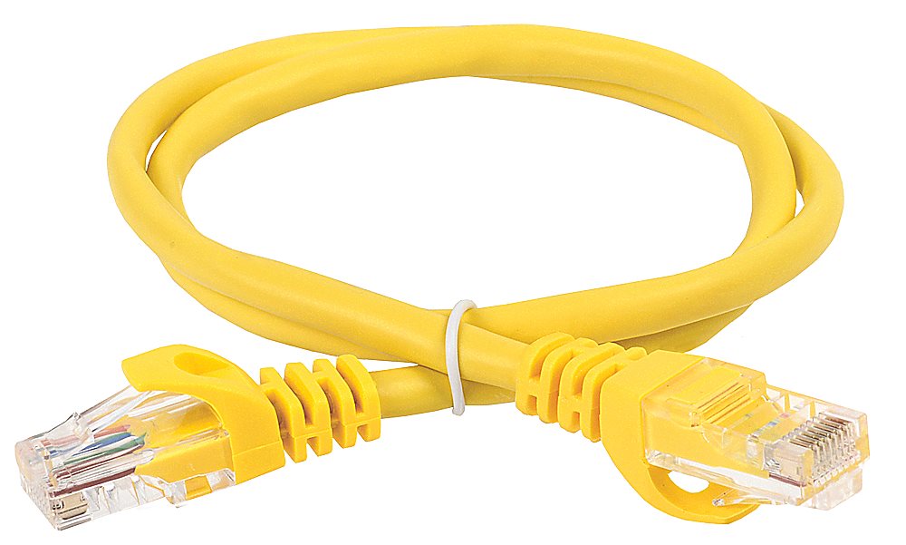 PC05-C5EU-3M - ITK Коммутационный шнур (патч-корд), кат.5Е UTP, 3м, желтый
