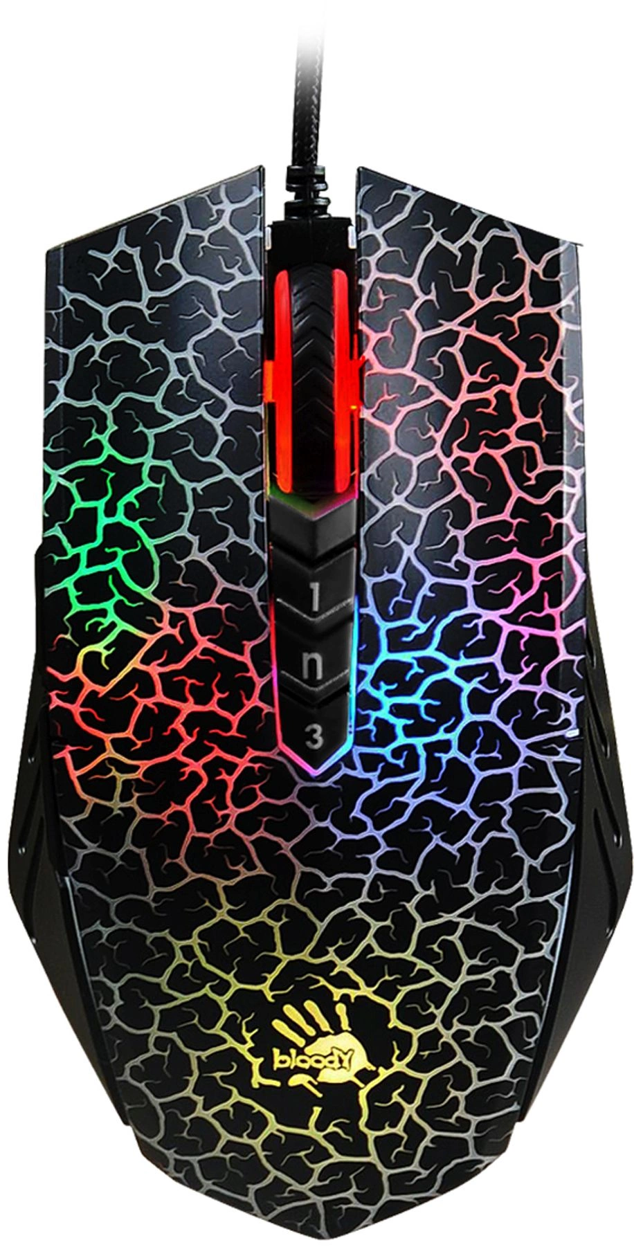 Мышь A4Tech Bloody A7 черный оптическая 6200dpi USB 8but