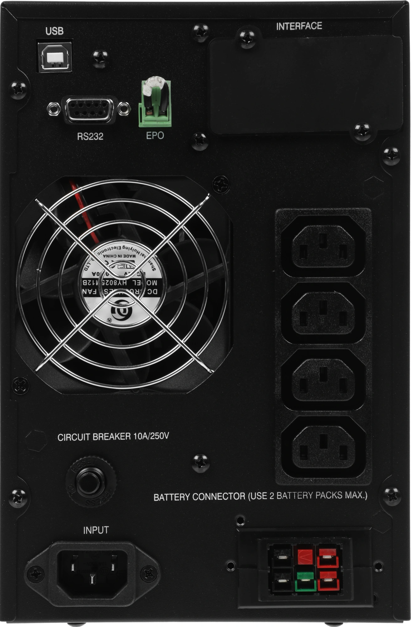 Источник бесперебойного питания Powercom Macan MAC-1000 1000Вт 1000ВА черный