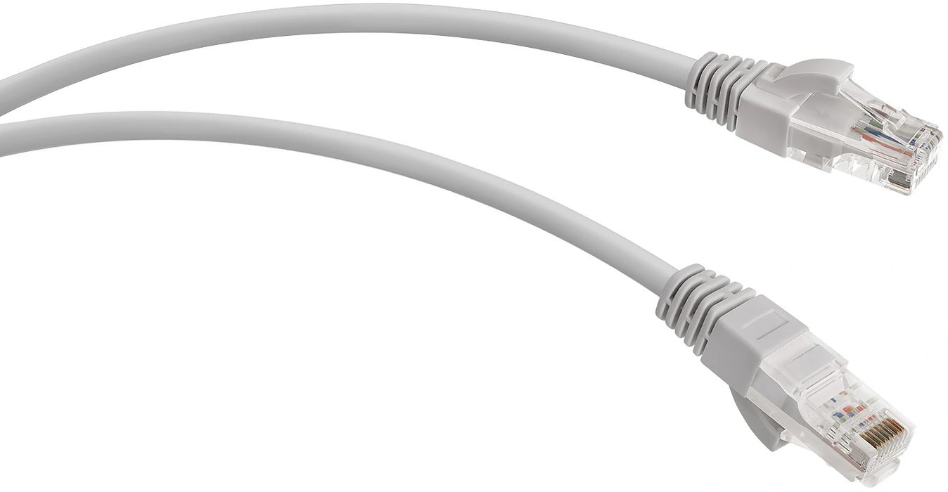 Патч-корд WRline WR-PC-RJ45-UTP-5E-10-GY UTP RJ-45 вил.-вилка RJ-45 кат.5E 10м серый LSZH (уп.:1шт)
