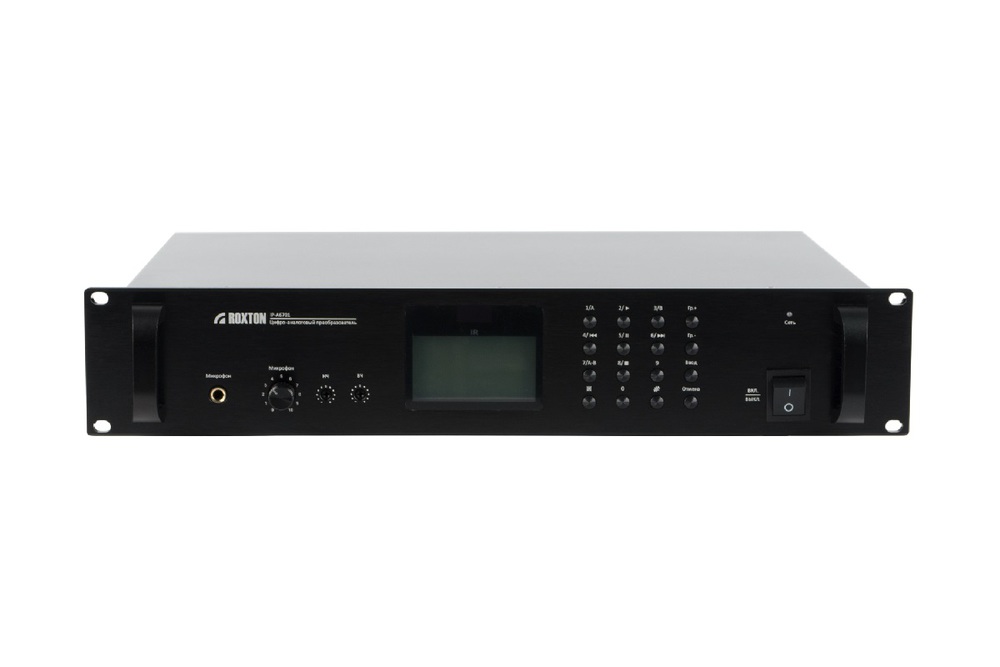 IP-A6701 - Цифро-аналоговый аудио преобразователь, 1 канал, IP-интерфейс, 2U