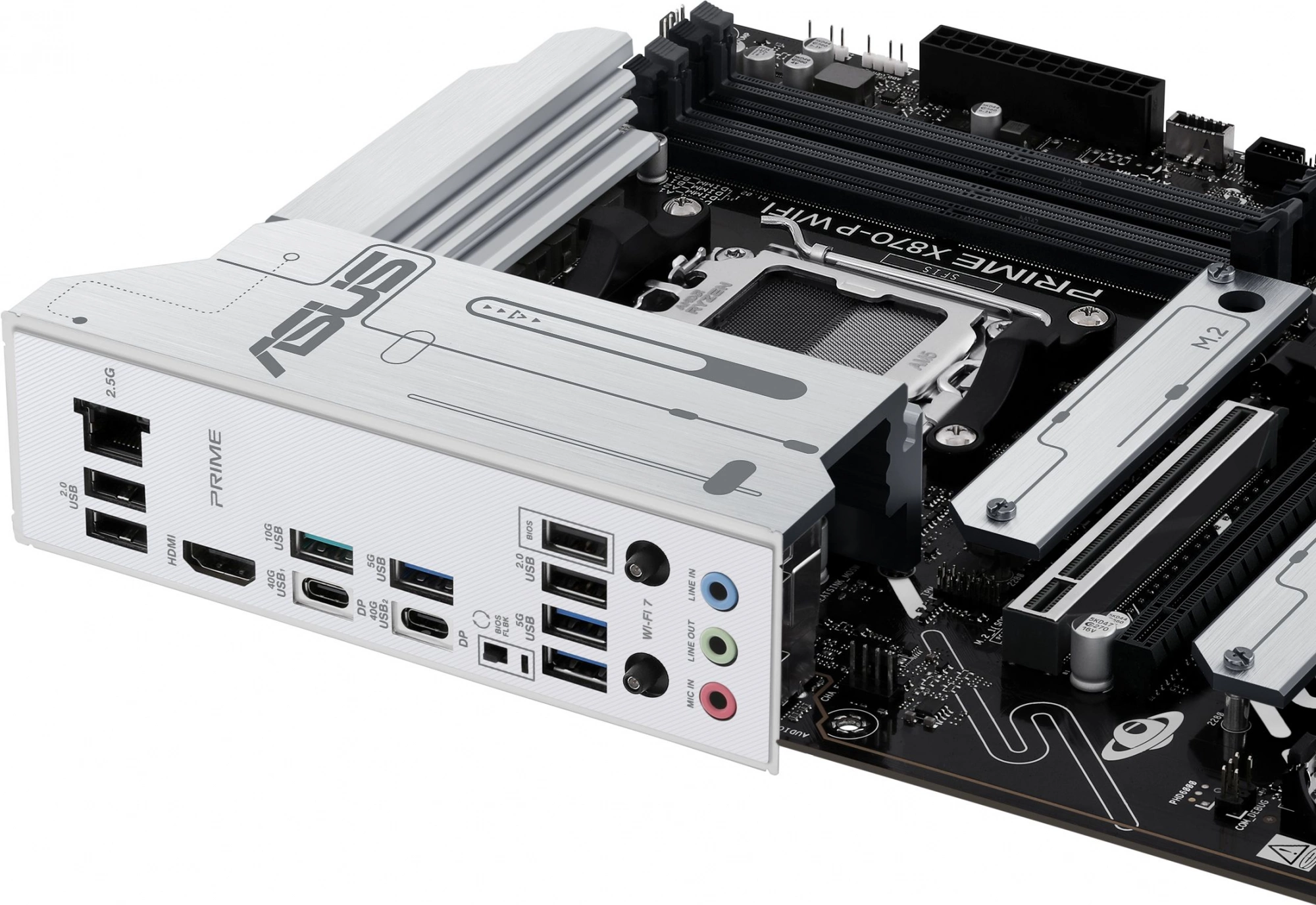 Материнская плата Asus PRIME X870-P WIFI Socket AM5 AMD X870 4xDDR5 ATX AC`97 8ch(7.1) 2.5Gg RAID+HDMI