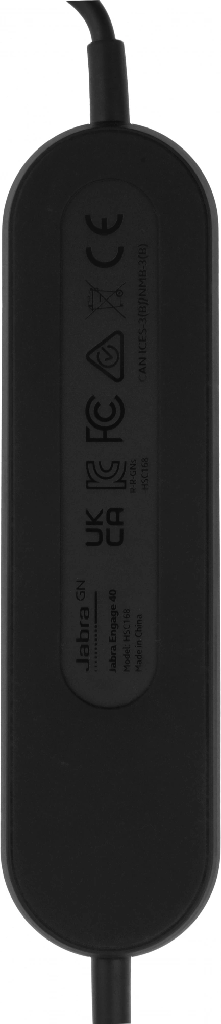 Наушники с микрофоном Jabra Engage 40 черный накладные USB оголовье (4099-413-279)