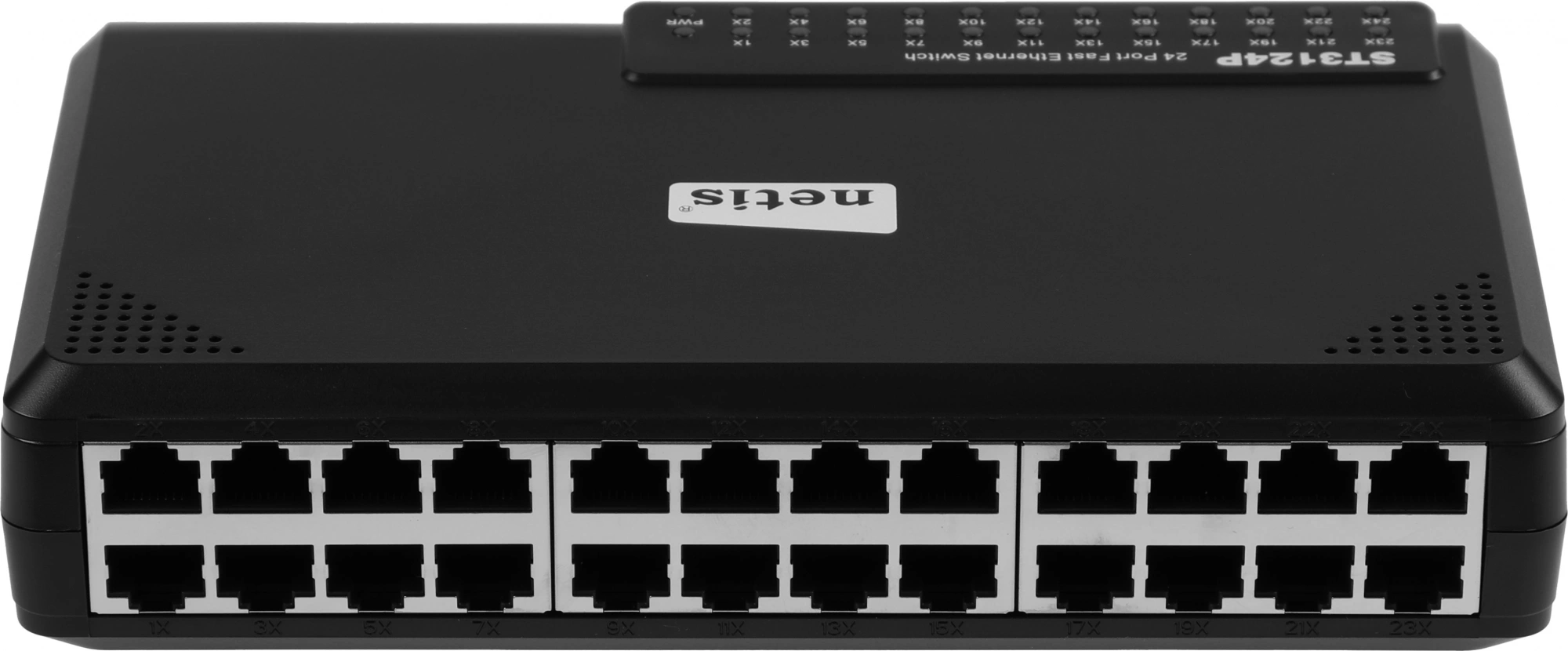 Коммутатор Netis ST3124P (L2) 24x100Мбит/с неуправляемый