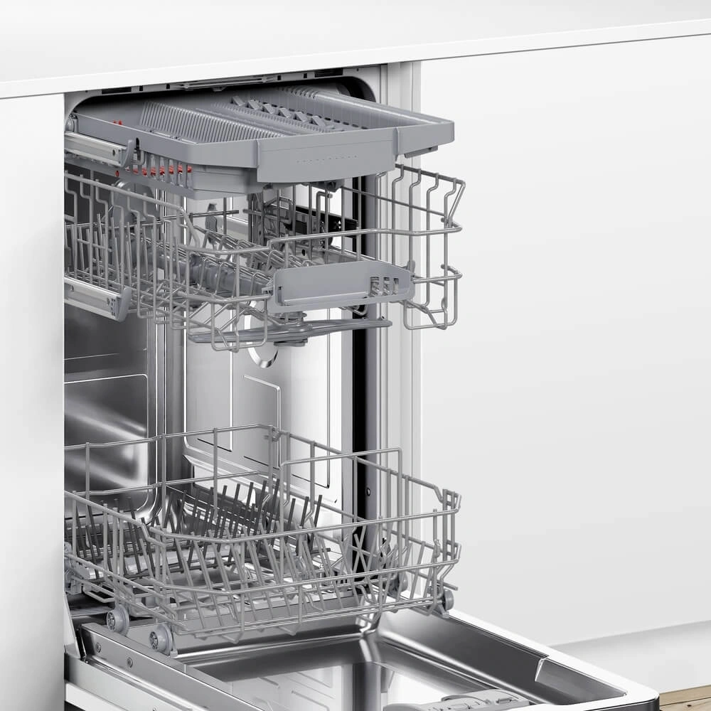 Посудомоечная машина встраив. Bosch Serie 4 SPV4EMX10E узкая серебристый