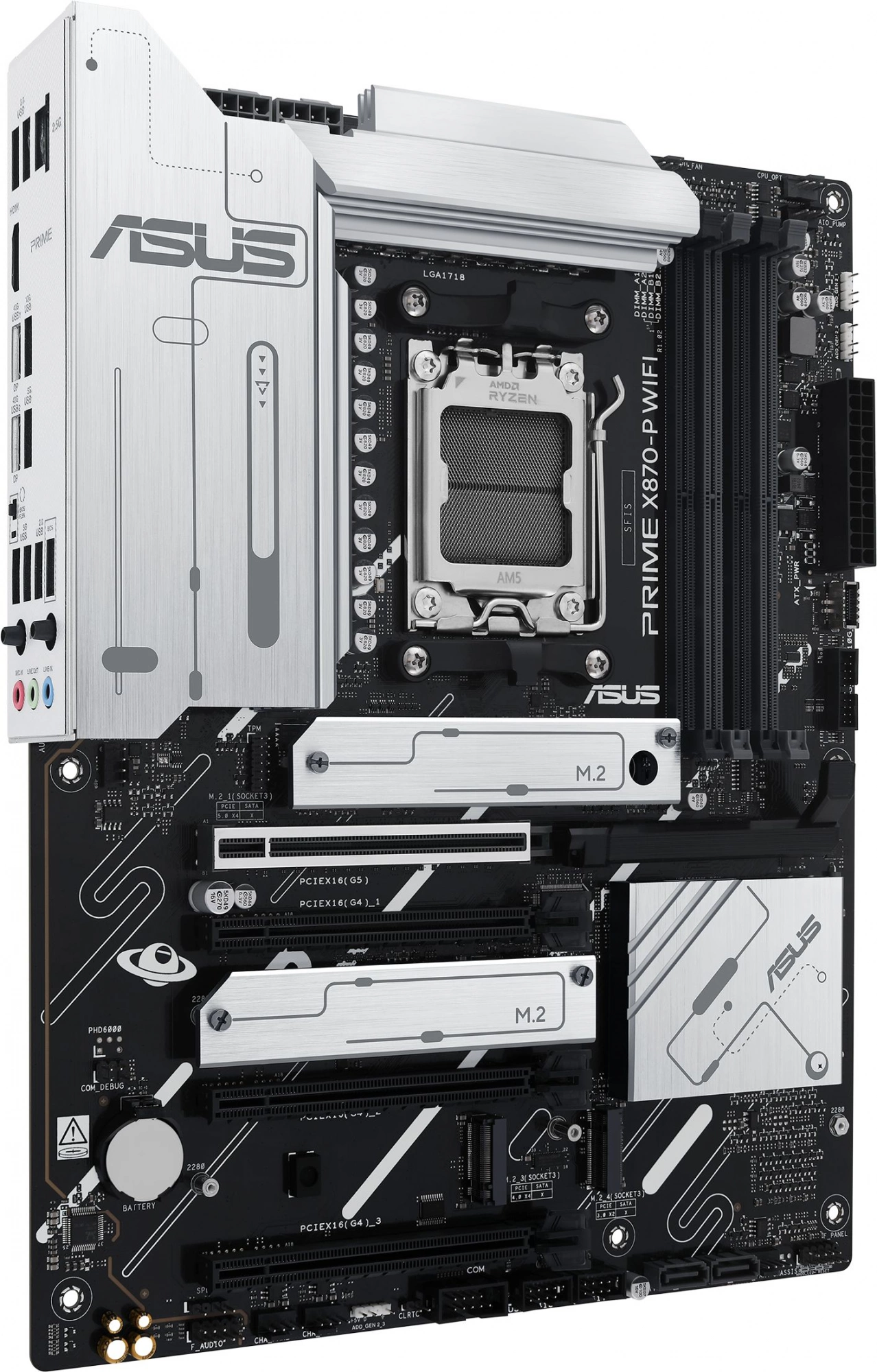 Материнская плата Asus PRIME X870-P WIFI Socket AM5 AMD X870 4xDDR5 ATX AC`97 8ch(7.1) 2.5Gg RAID+HDMI