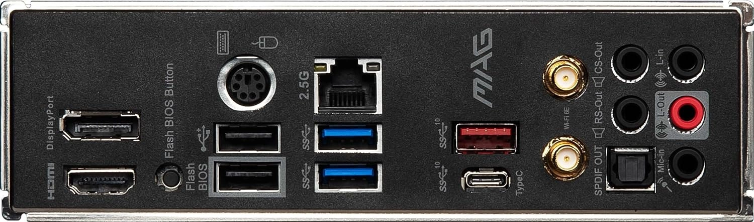 Материнская плата MSI MAG B550M MORTAR MAX WIFI Soc-AM4 AMD B550 4xDDR4 mATX AC`97 8ch(7.1) 2.5Gg RAID+HDMI+DP