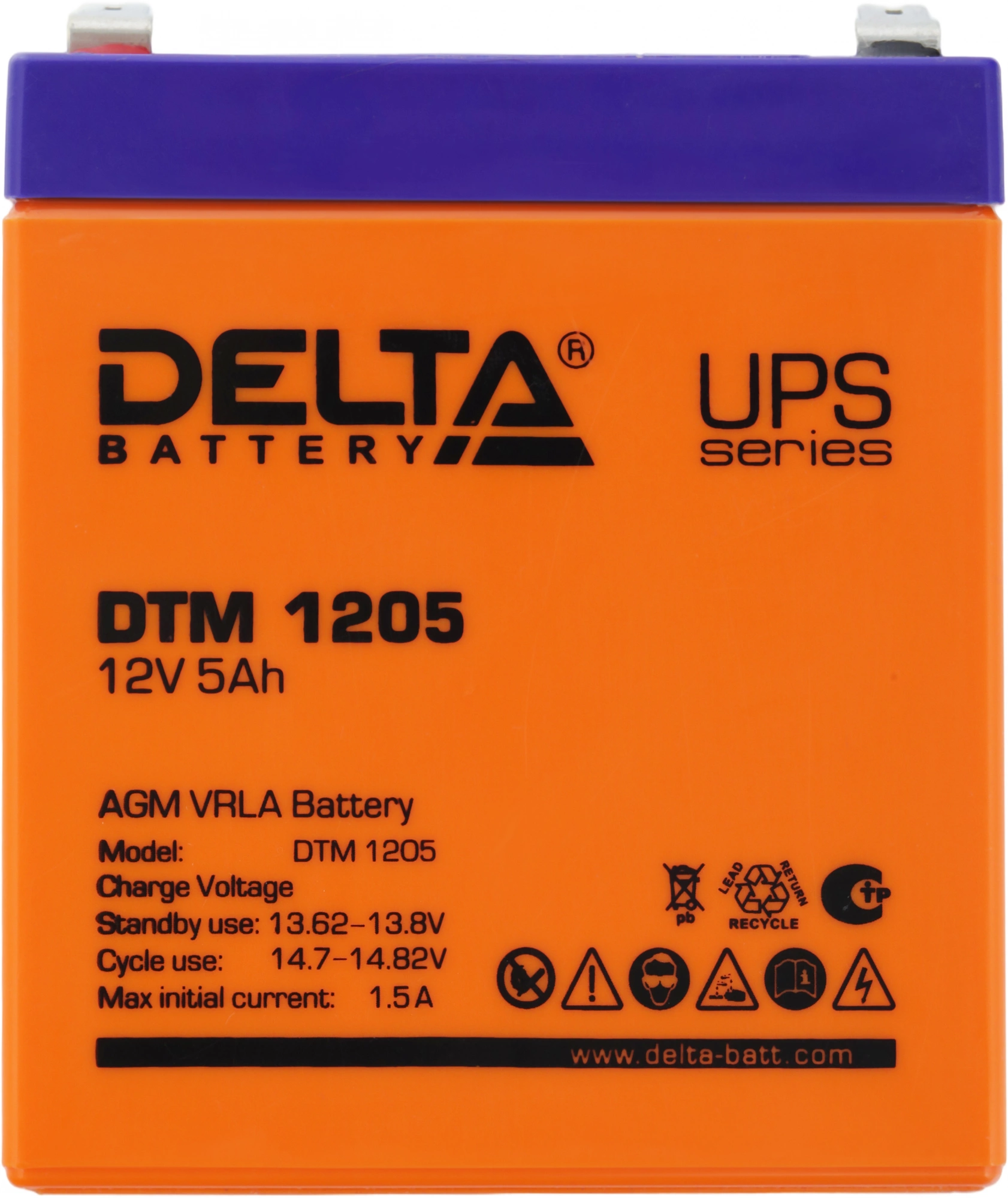 Батарея для ИБП Delta DTM 1205 12В 5Ач
