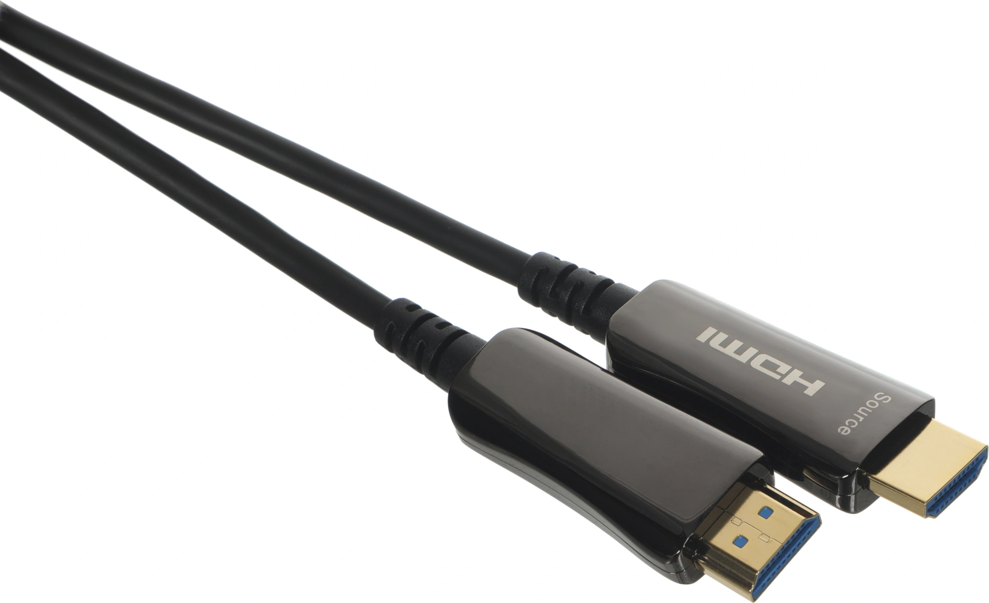 Кабель аудио-видео Digma HDMI 2.0 AOC HDMI (m)/HDMI (m) 20м. позолоч.конт. черный (BHP AOC 2.0-20)