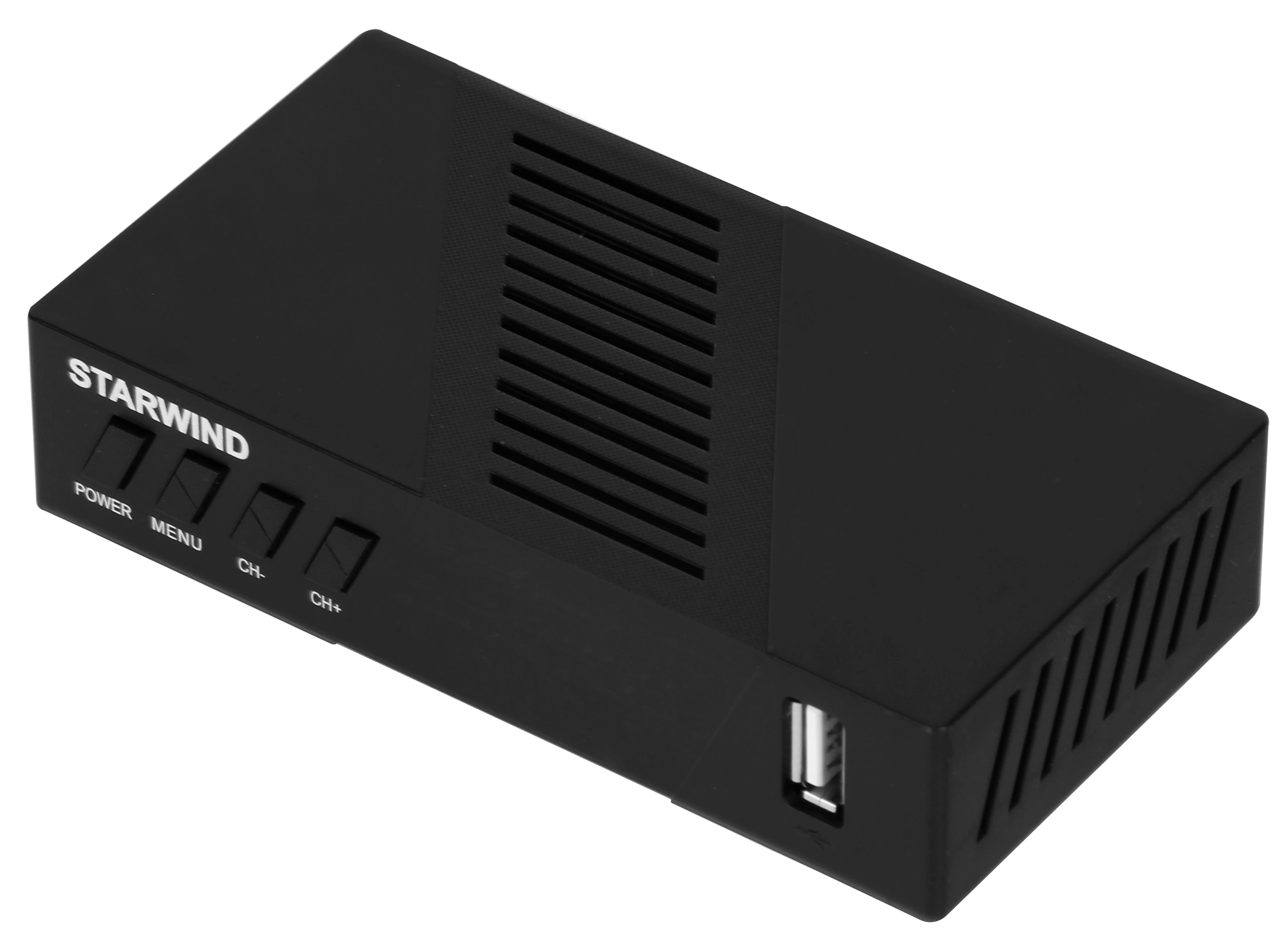 Ресивер DVB-T2 Starwind CT-140 черный