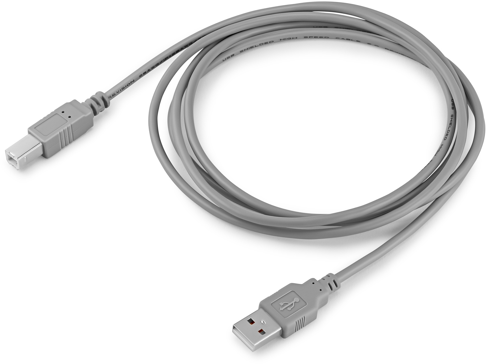 Кабель Buro USB A(m) USB B(m) 1.8м (BHP RET USB_BM18) серый (блистер)