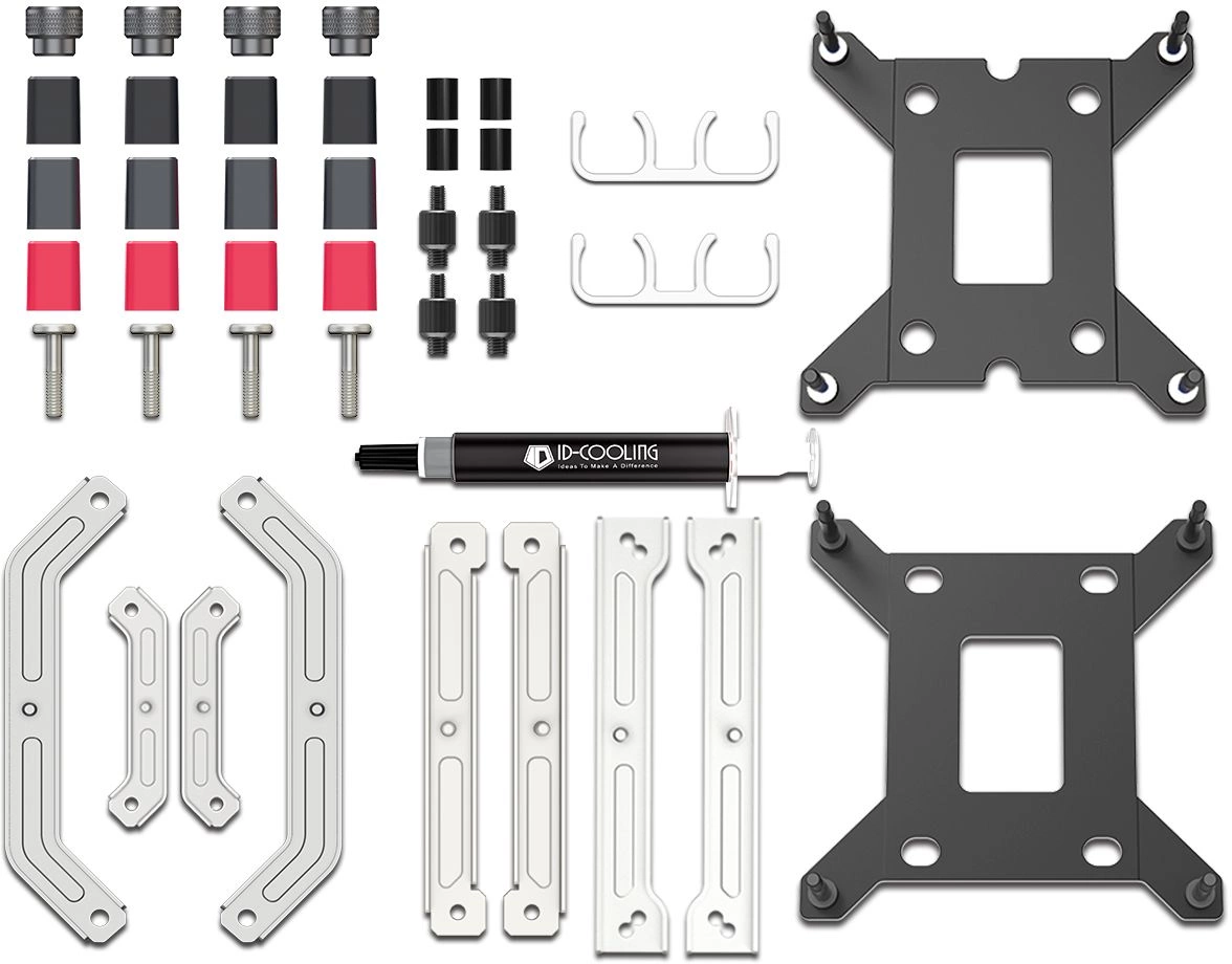 Система водяного охлаждения ID-Cooling SL360 XE ARGB Soc-AM5/AM4/1200/1700/1851 белый 4-pin 14-30dB Al+Cu LCD 350W Ret (SL360 XE WHITE)