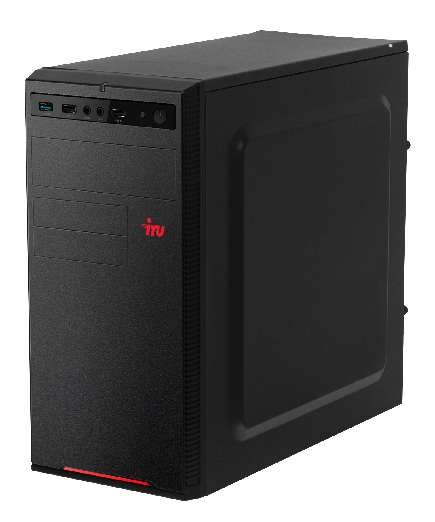 ПК IRU Home 310H5SE MT i3 10105 (3.7) 8Gb SSD240Gb UHDG 630 Windows 11 Pro 64 GbitEth 400W черный (RUS) (1927119)