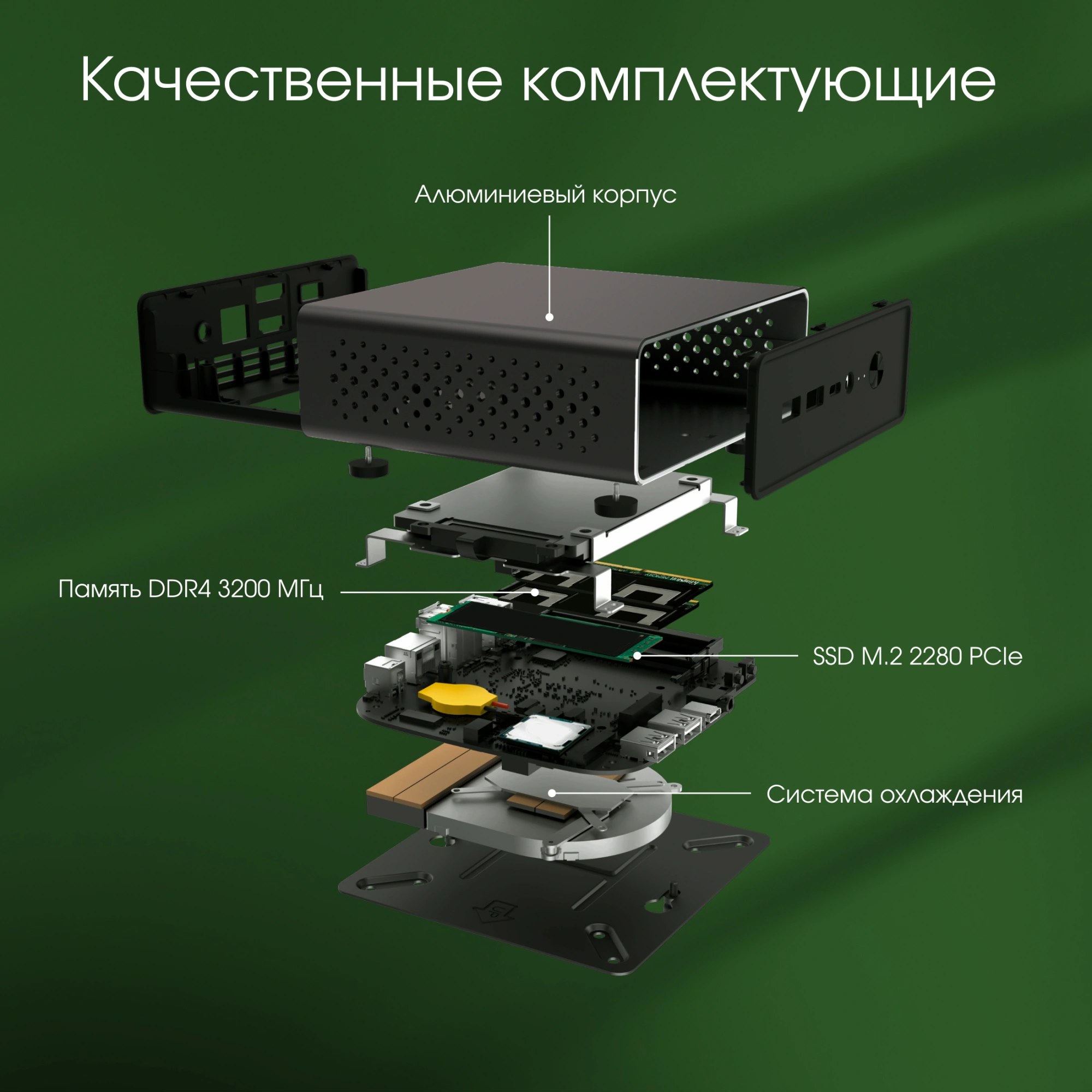 Неттоп Digma Pro Minimax U1 i3 1315U (1.2) 16Gb SSD512Gb UHDG Windows 11 Pro GbitEth WiFi BT 60W темно-серый/черный (DPP3-ADXW02)