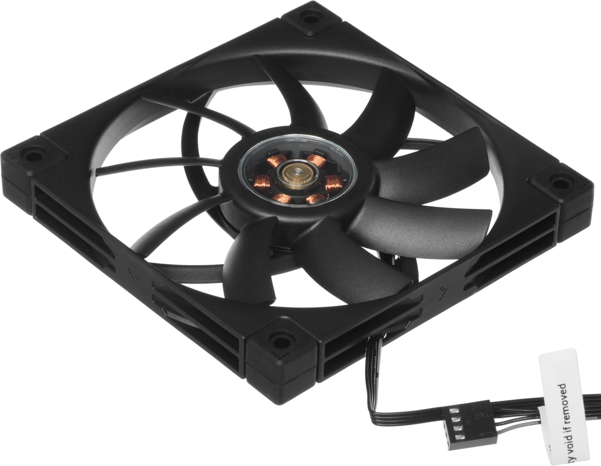 Вентилятор для корпуса Deepcool FT12 Slim 120х120x15 черный 4-pin 25.6дБ (R-FT12SLIM-BKWPN1-G) Ret