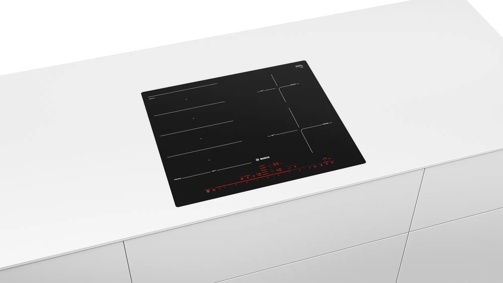 Индукционная варочная поверхность Bosch PXE601DC1E черный