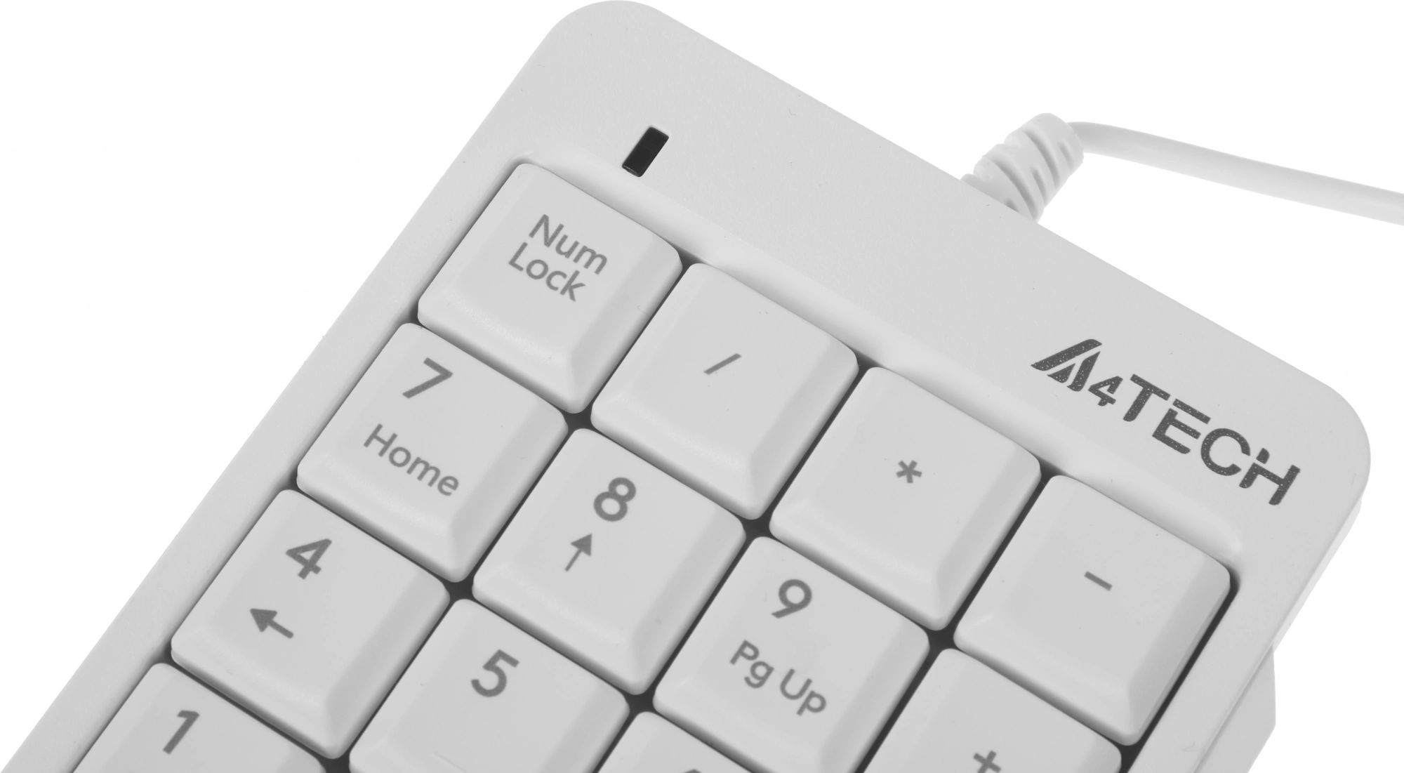 Числовой блок A4Tech FK13P белый USB slim для ноутбука (FK13P WHITE) кабель 1.5м