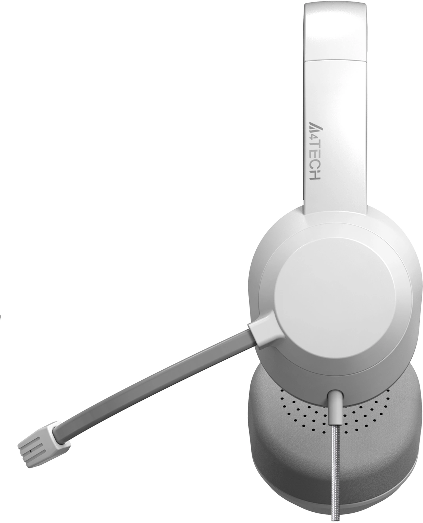 Наушники с микрофоном A4Tech Fstyler FH150U белый/серый 2м накладные USB оголовье (FH150U WHITE)