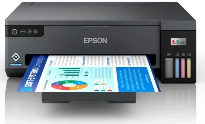 Принтер струйный Epson EcoTank L11050 (C11CK39501/505/503/507/403/402) A3 WiFi черный