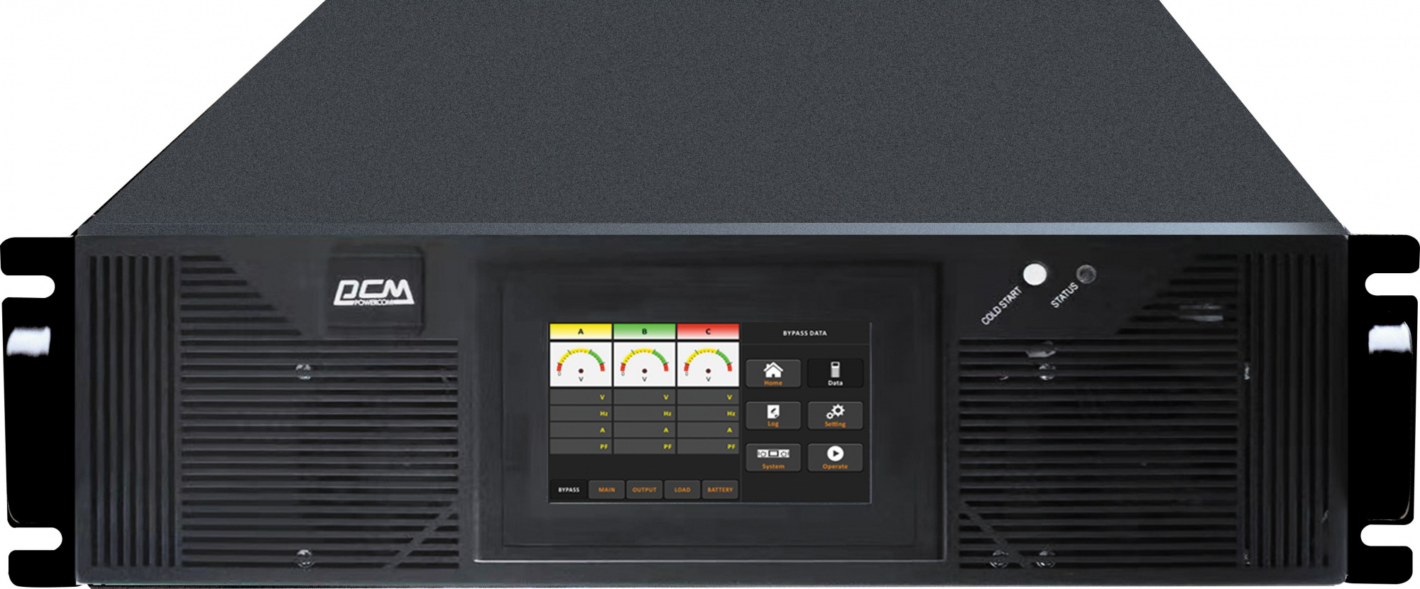 Источник бесперебойного питания Powercom VGD-II-15K33RM 15000Вт 15000ВА черный