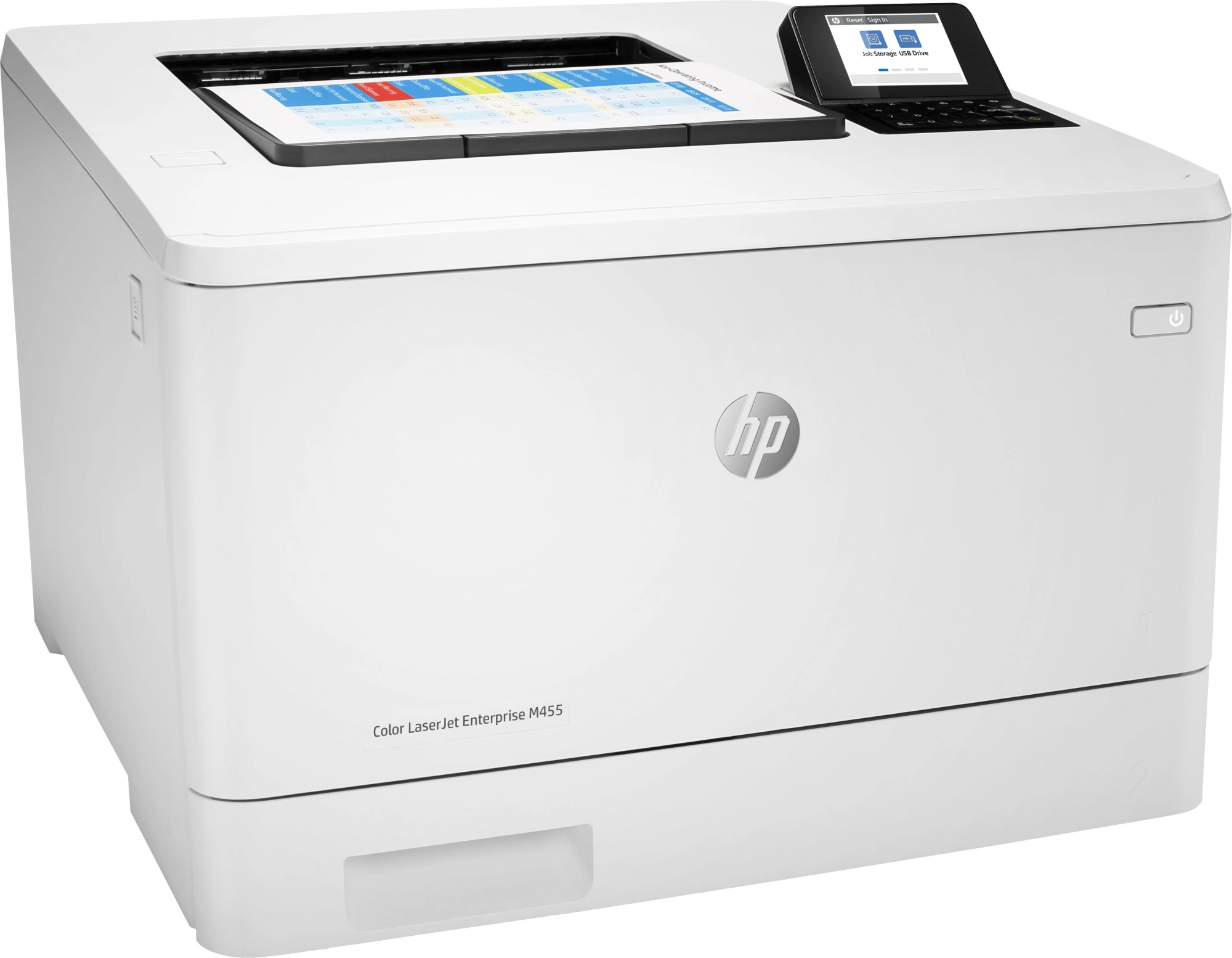 Принтер лазерный HP Color LaserJet Enterprise M455dn (3PZ95A) A4 Duplex Net белый