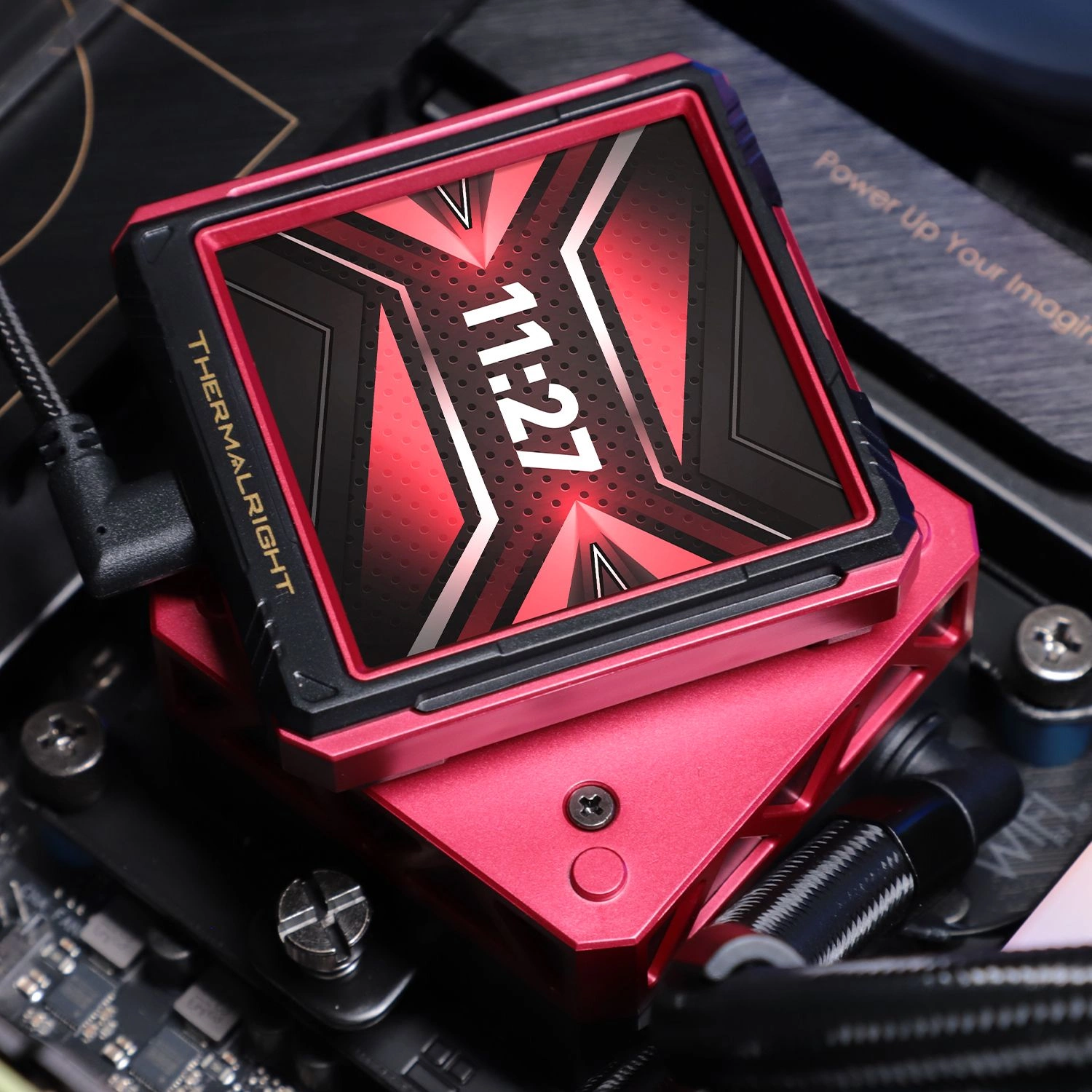 Система водяного охлаждения Thermalright Frozen Warframe ULTRA 360 ARGB Soc-AM5/AM4/1151/1200/2066/2011/1700 черный 4-pin 29.6dB Al LCD Ret (F-WFRAME-ULT-360-BL-ARGB)