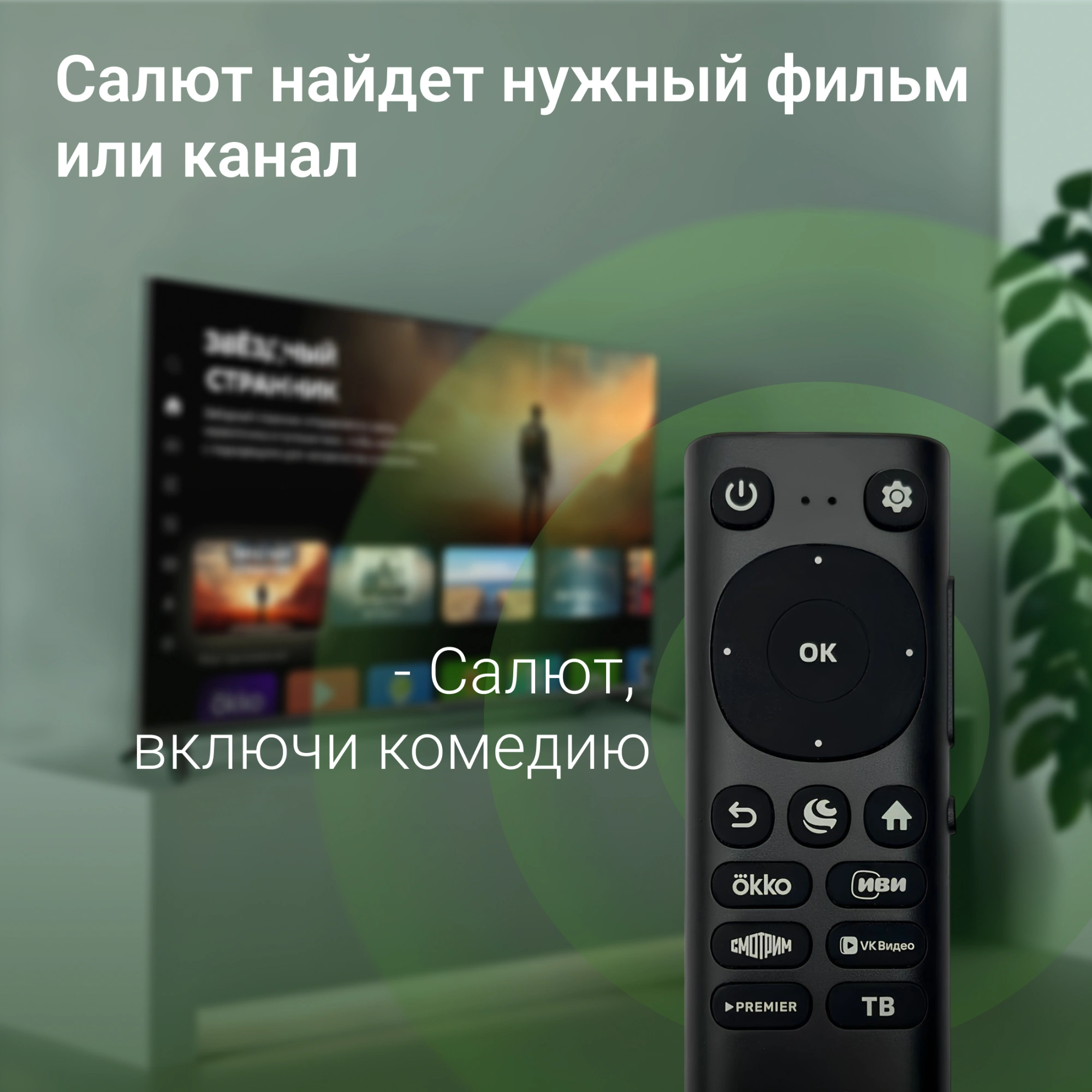 Телевизор LED Digma 40" DM-LED40SBB36 Салют ТВ Frameless Metal черный FULL HD 60Hz DVB-T DVB-T2 DVB-C DVB-S DVB-S2 USB WiFi Smart TV
