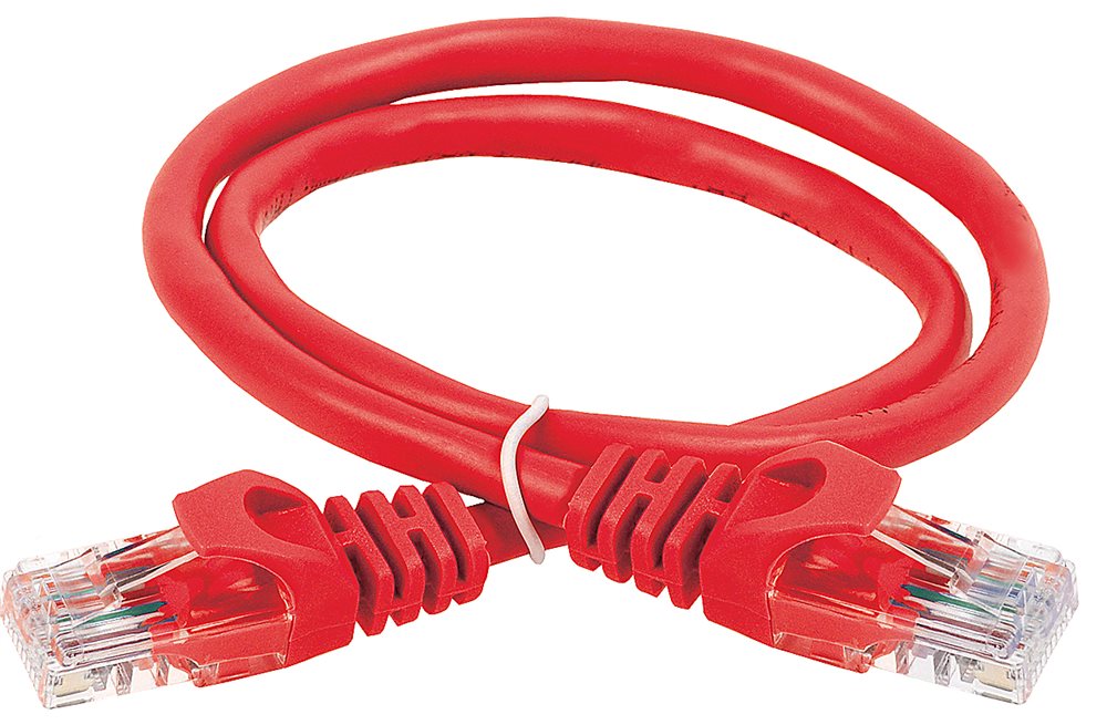 PC04-C5EU-1M5 - ITK Коммутационный шнур (патч-корд), кат.5Е UTP, 1,5м, красный